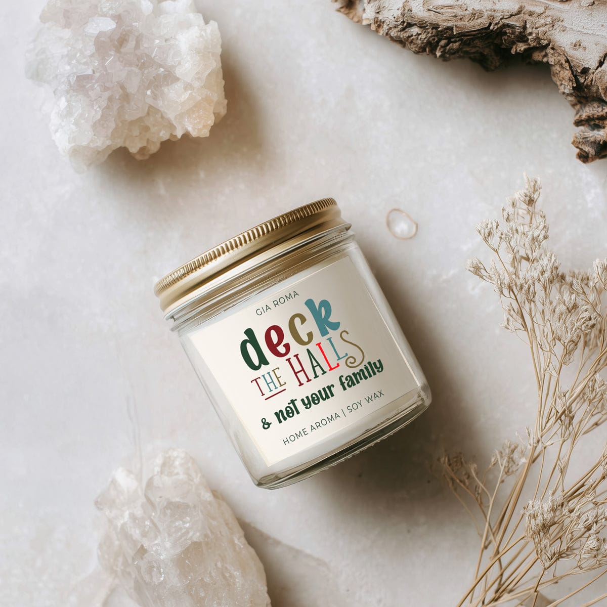 Gia Roma Candle Deck The Halls Candle