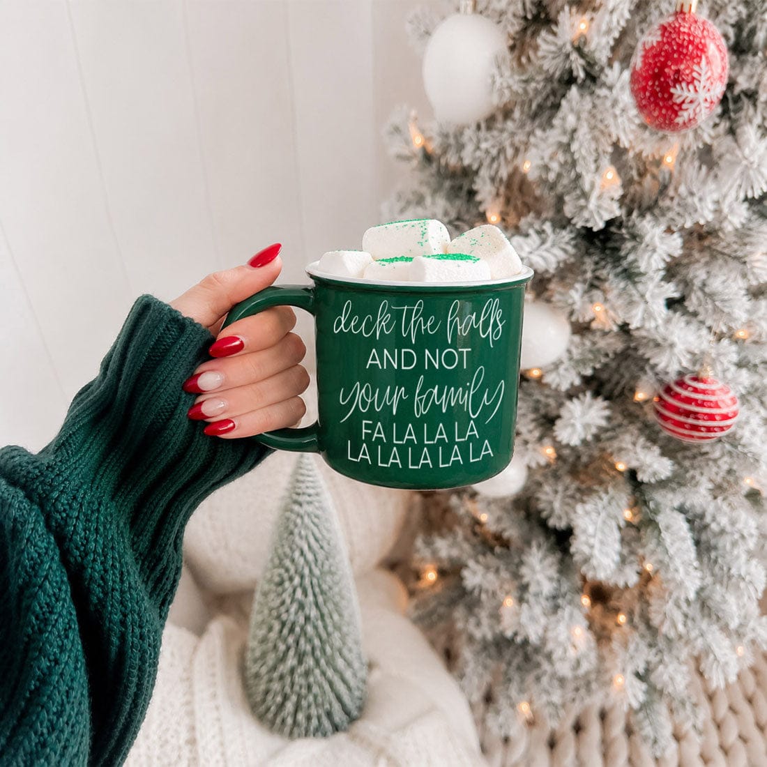 Gia Roma Coffee Mug, Deck The Halls Mug