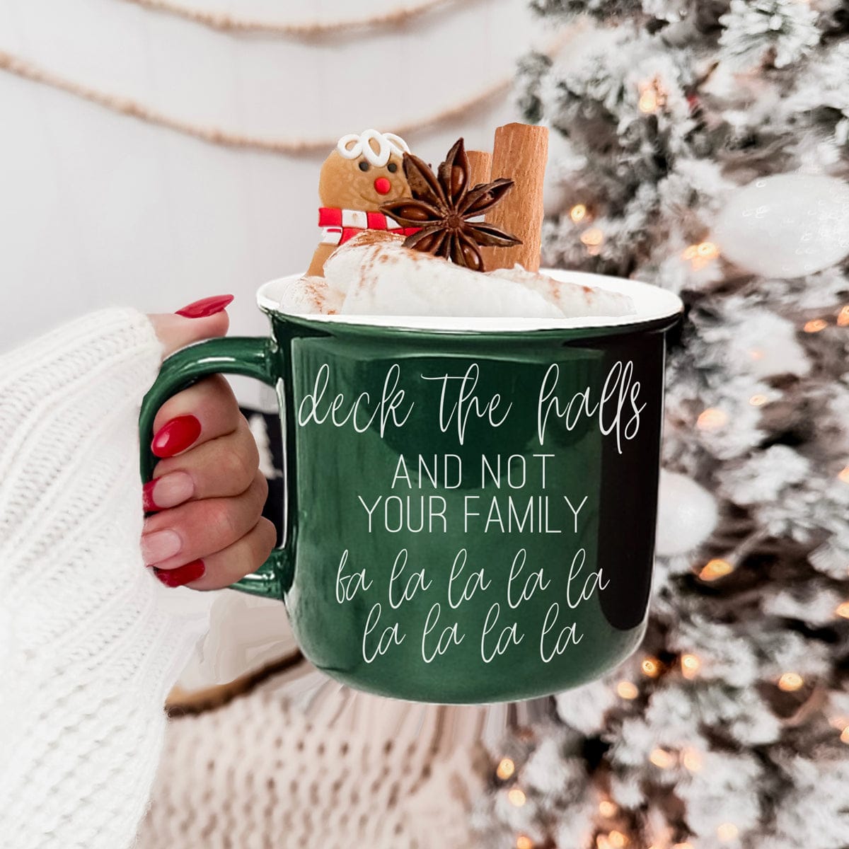 Gia Roma Coffee Mug, Deck The Halls Mug