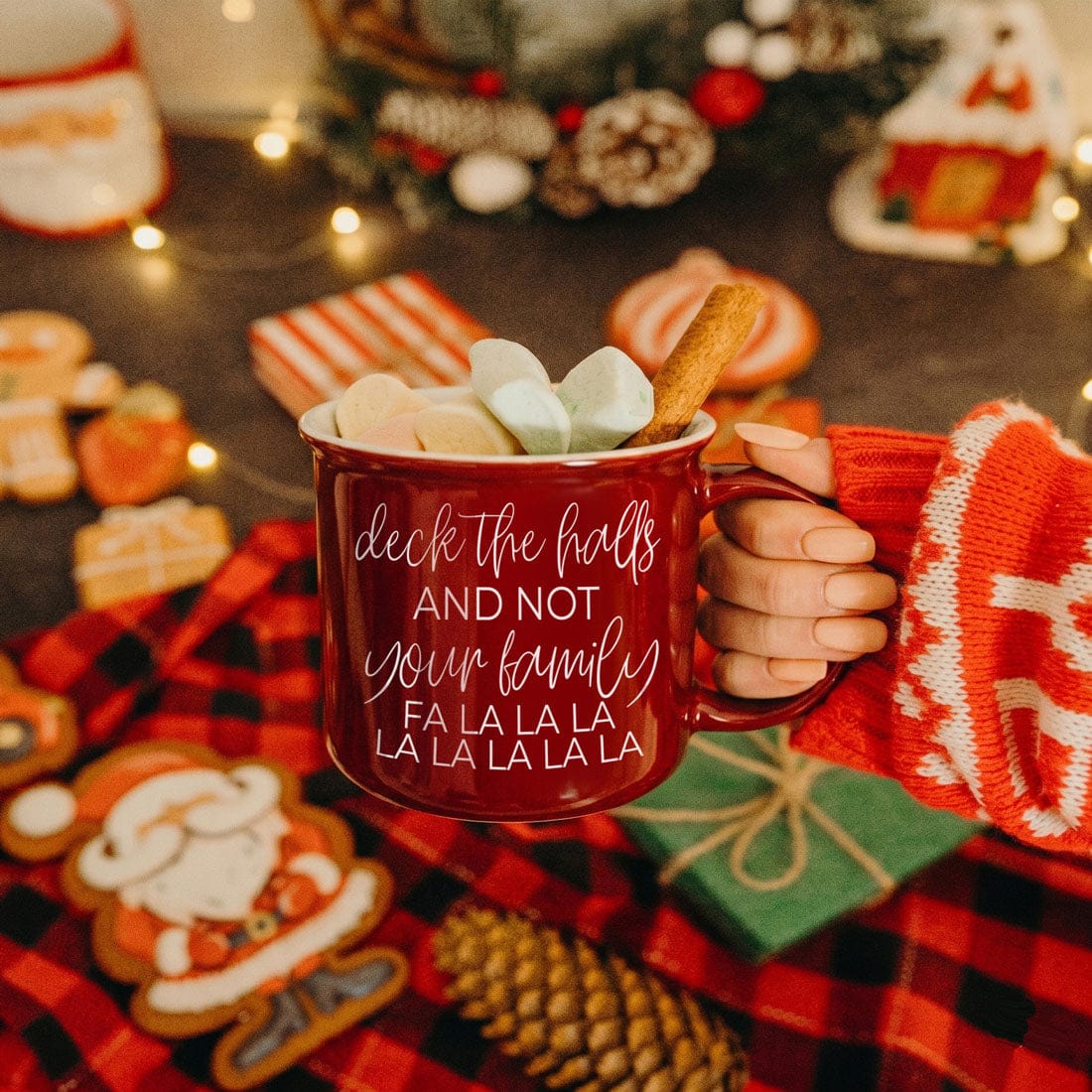 Gia Roma Coffee Mug, Deck The Halls Mug