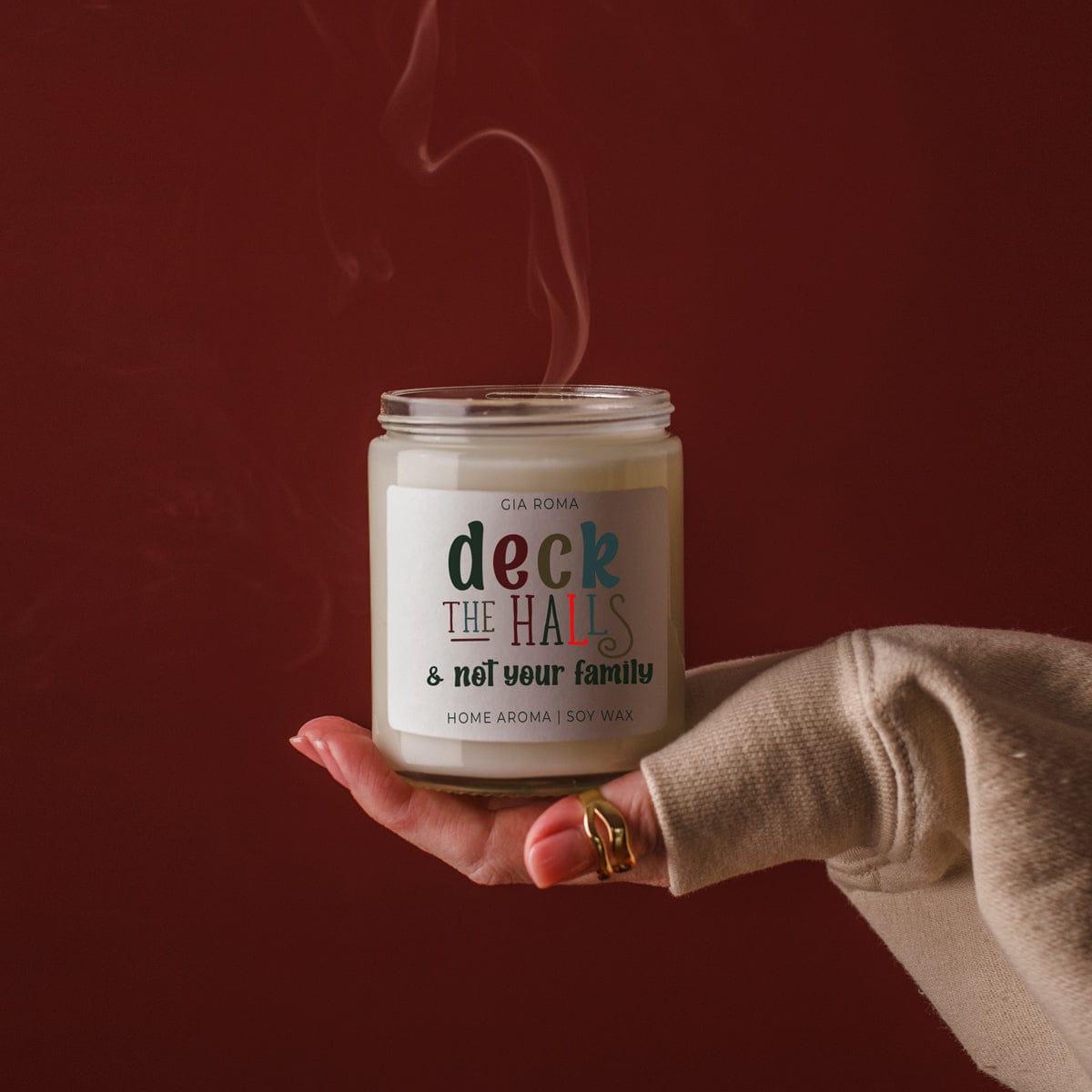 Gia Roma Candle Deck The Halls Candle