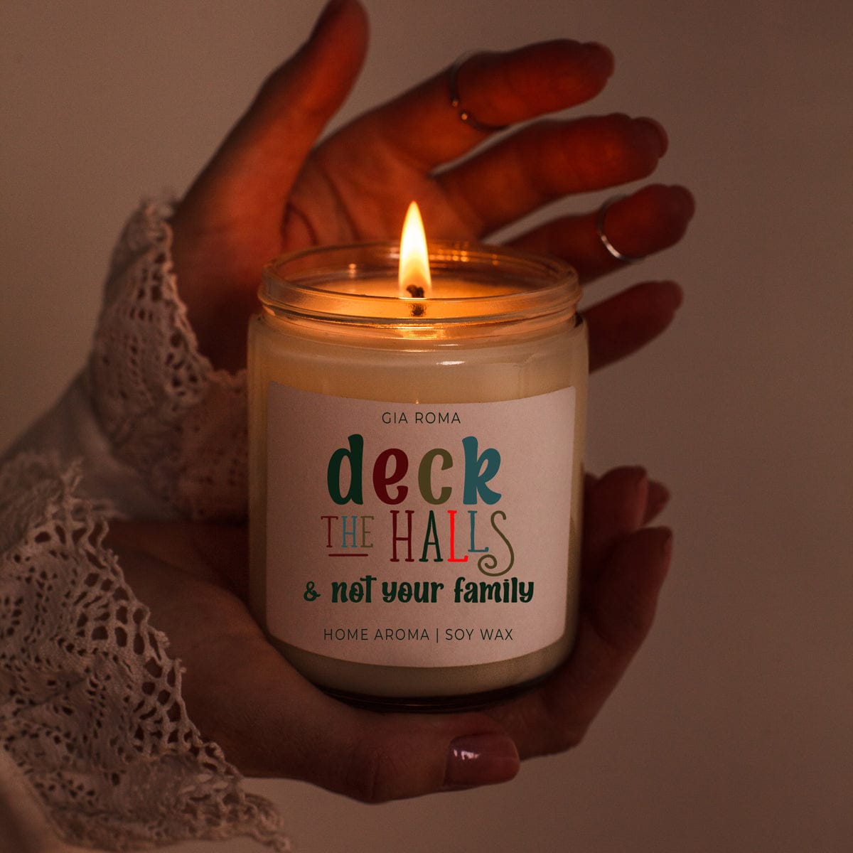 Gia Roma Candle Deck The Halls Candle