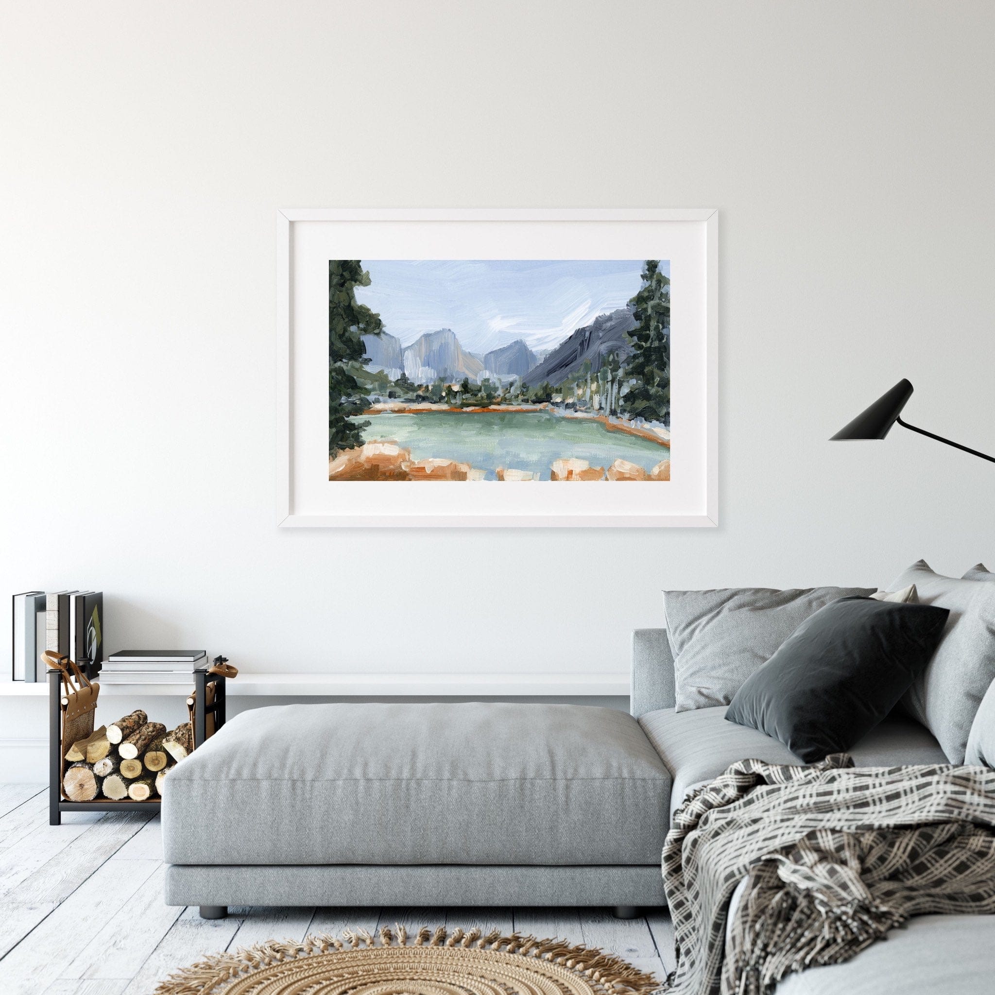 Katie Garrison Art Print "Delta Lake" Art Print