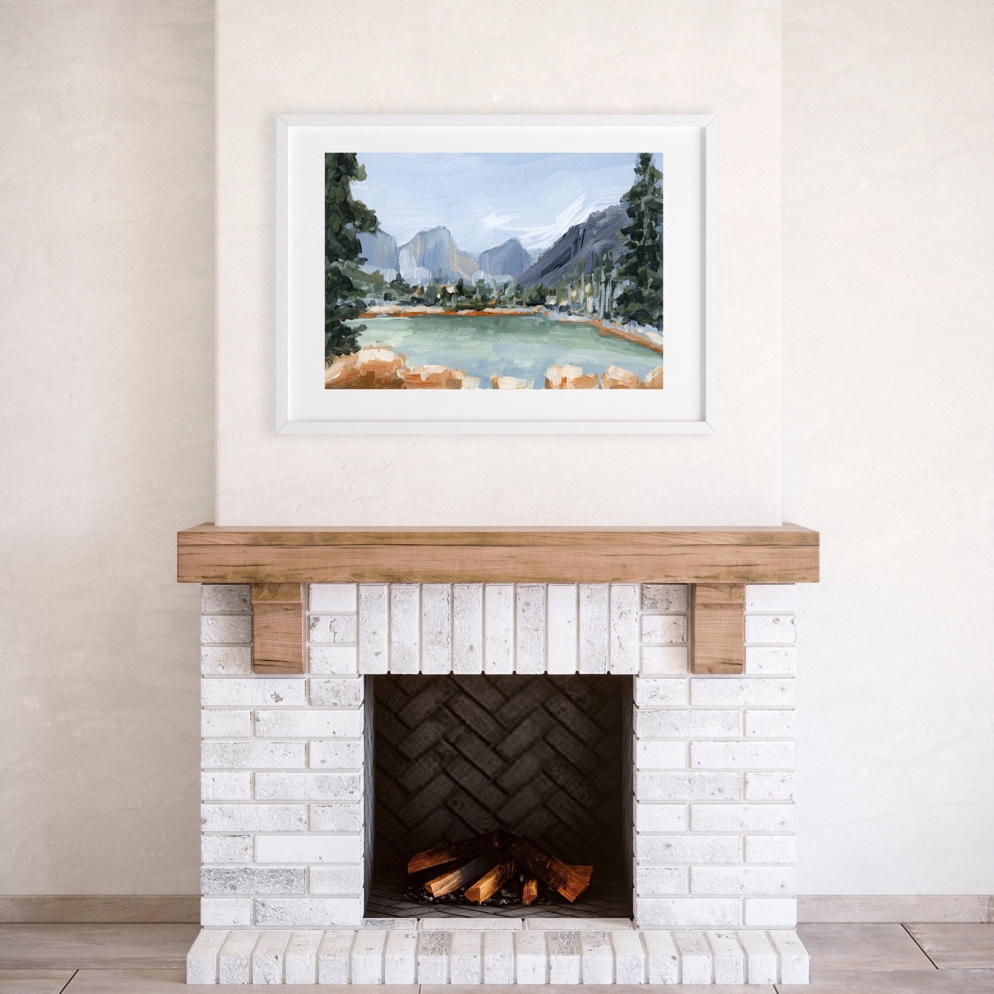 Katie Garrison Art Print "Delta Lake" Art Print