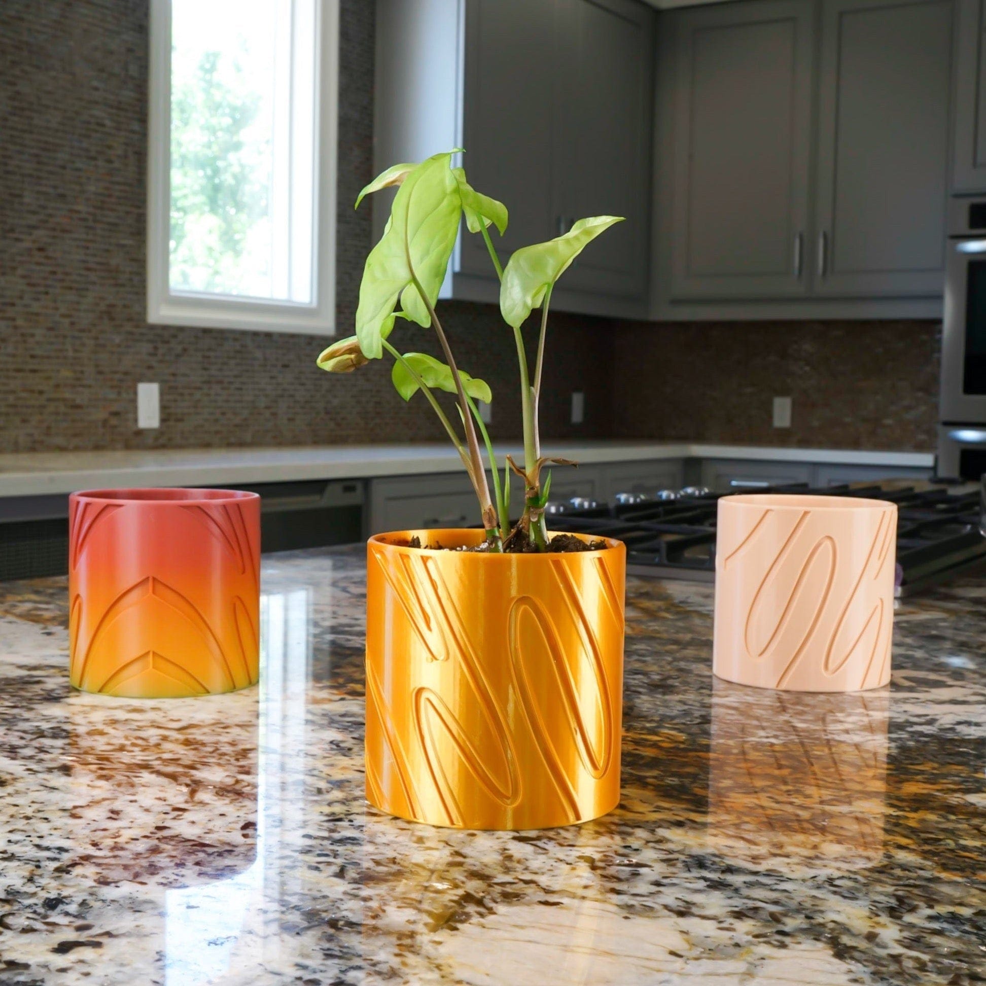 Rosebud HomeGoods Pots & Planters Double Rainbow Planter