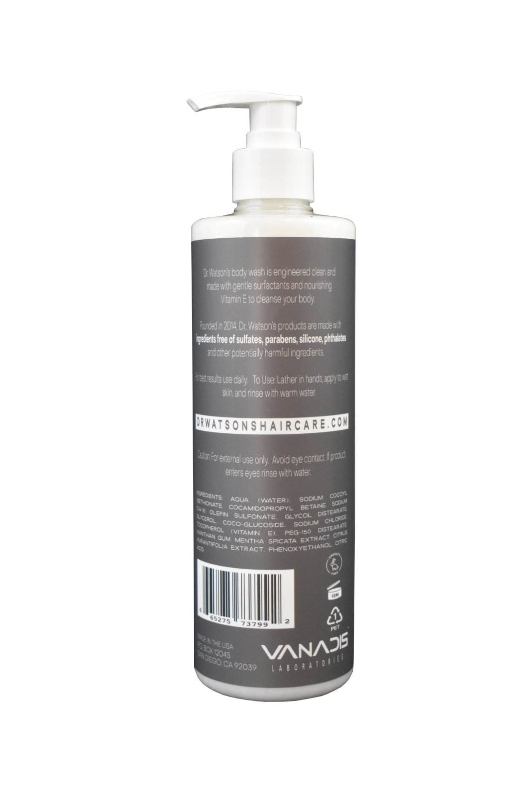 Dr. Watson's Hair & Body Care | Invigorating Body Wash | 16 Oz - My American Goods
