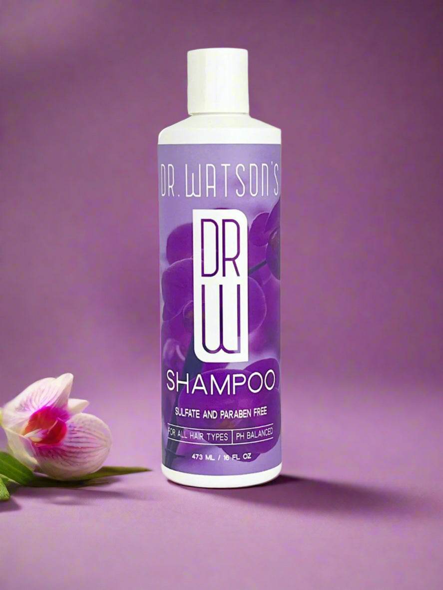Dr. Watson's Hair Care | Shampoo | Sweet Pea | Sulfate Free | pH Balanced | 16 Oz - My American Goods