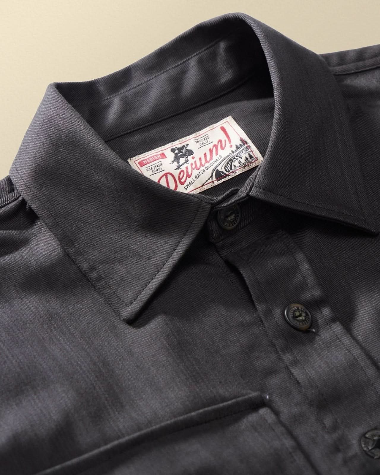 Draftsman Twill Slub Overshirt - My American Goods