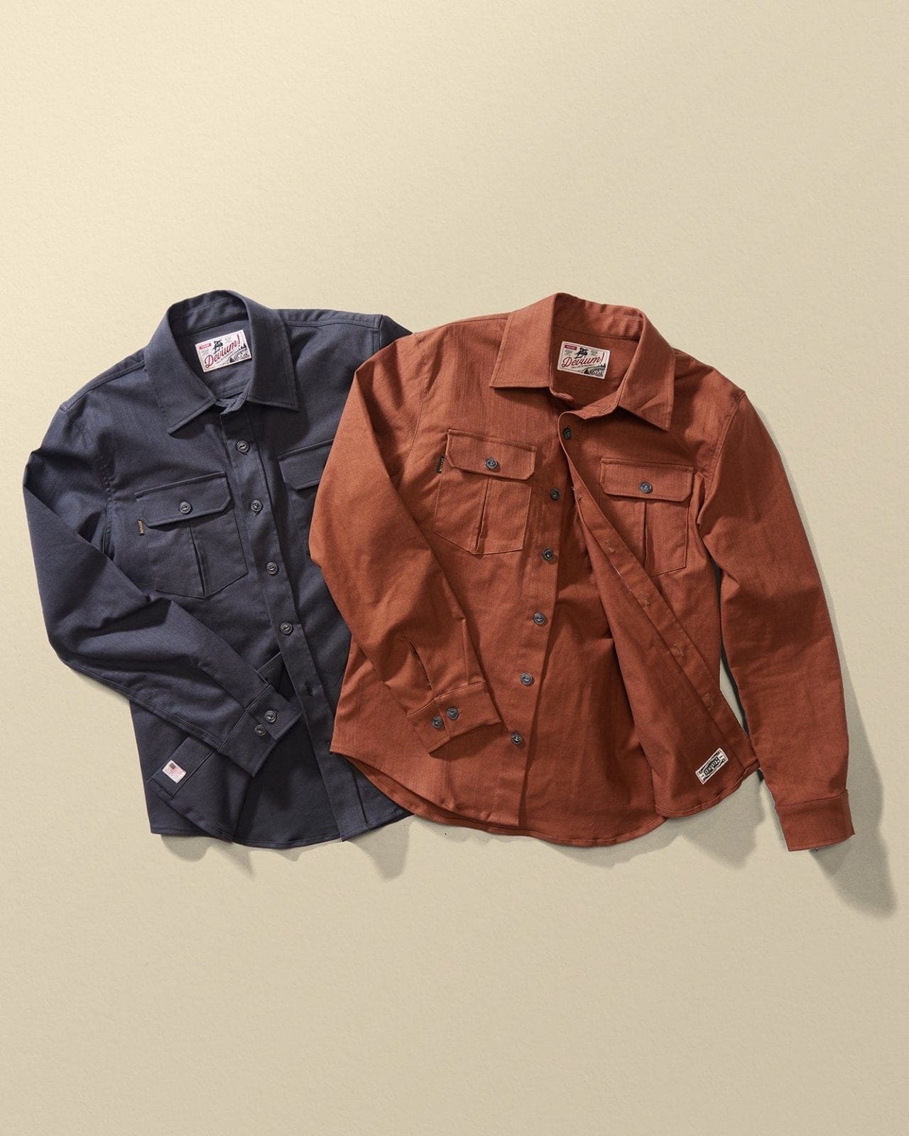 Devium Shirts Draftsman Twill Slub Overshirt