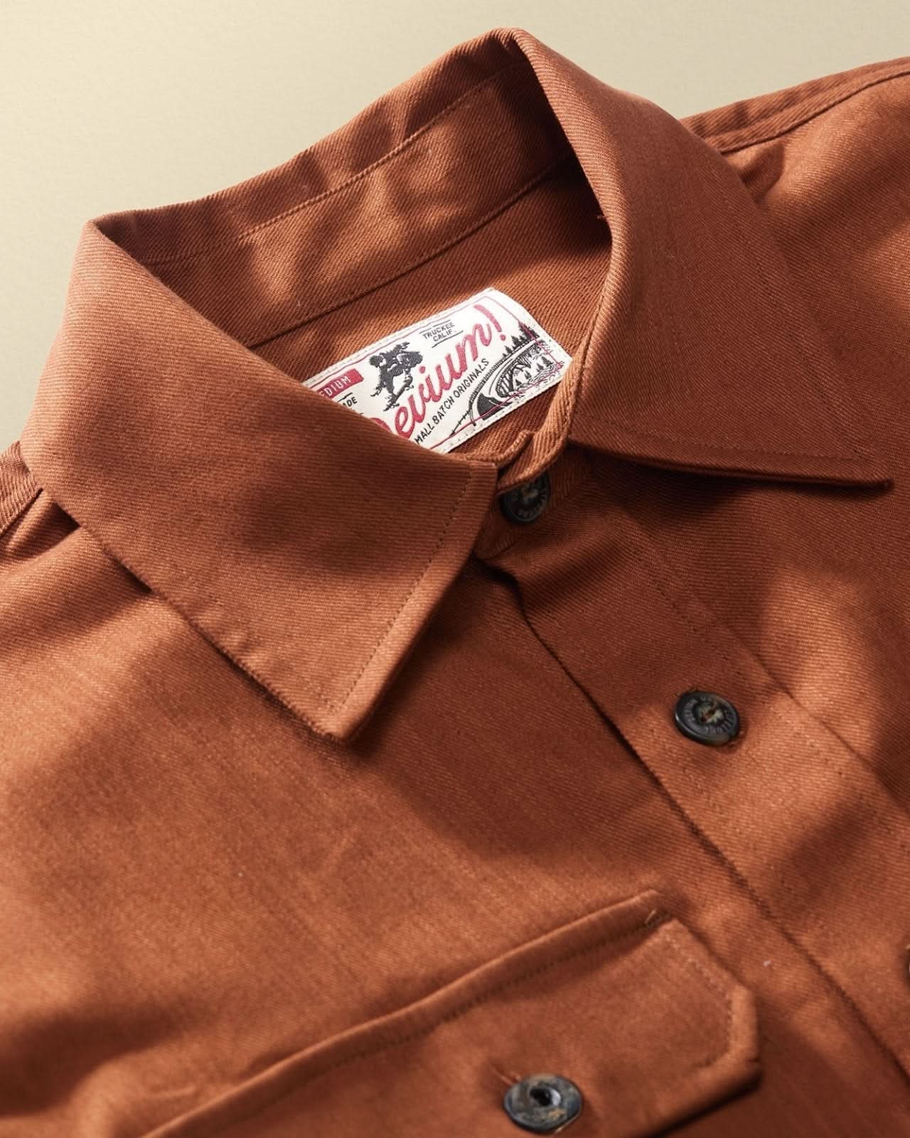 Draftsman Twill Slub Overshirt - My American Goods