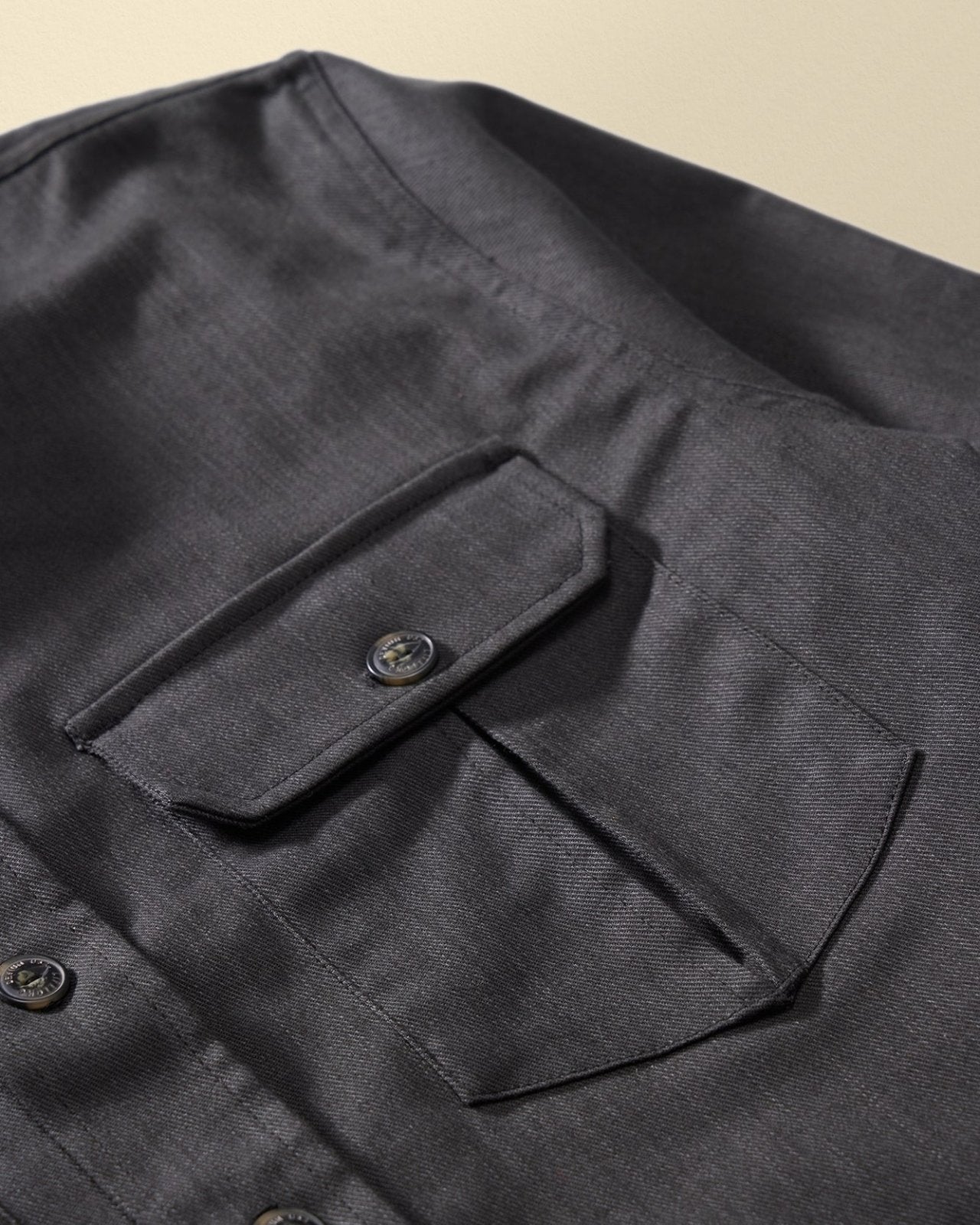 Draftsman Twill Slub Overshirt - My American Goods