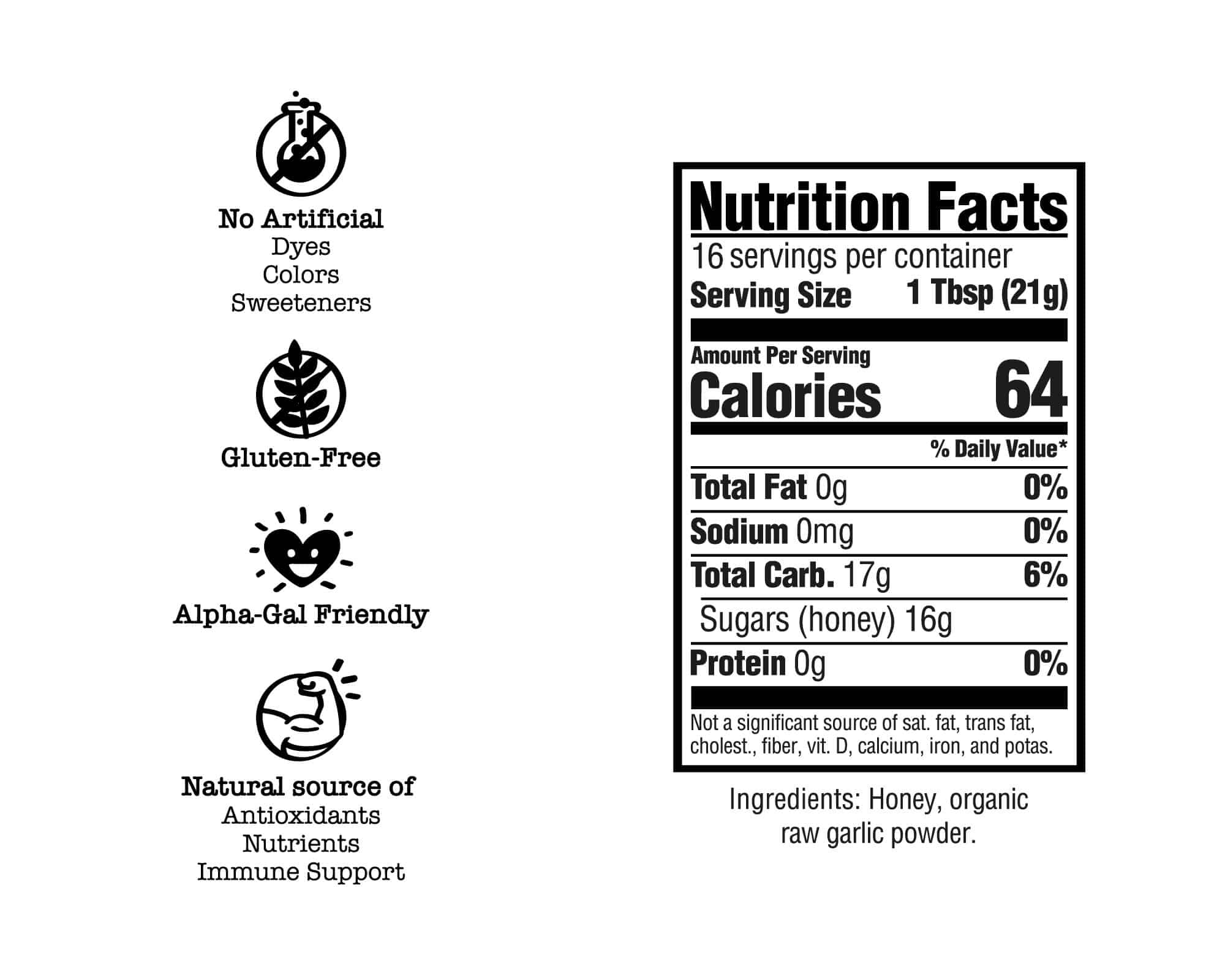 Garlic Honey Drizzler - My American Goods