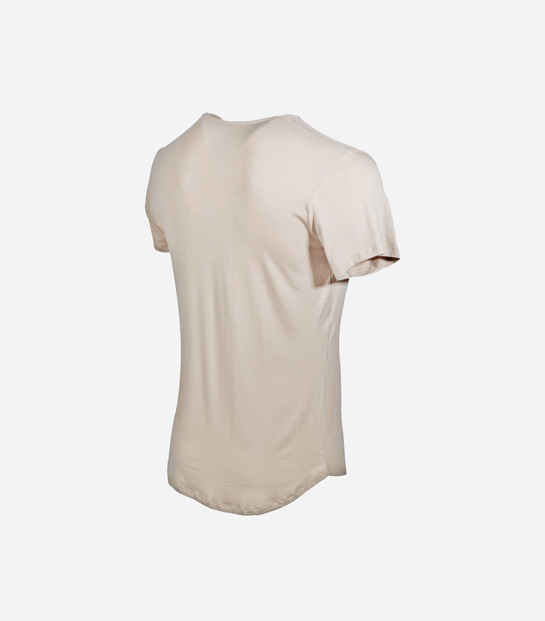 Bamtech Shirt Bamboo Swift Curve-Hem T-Shirt - Sandstone
