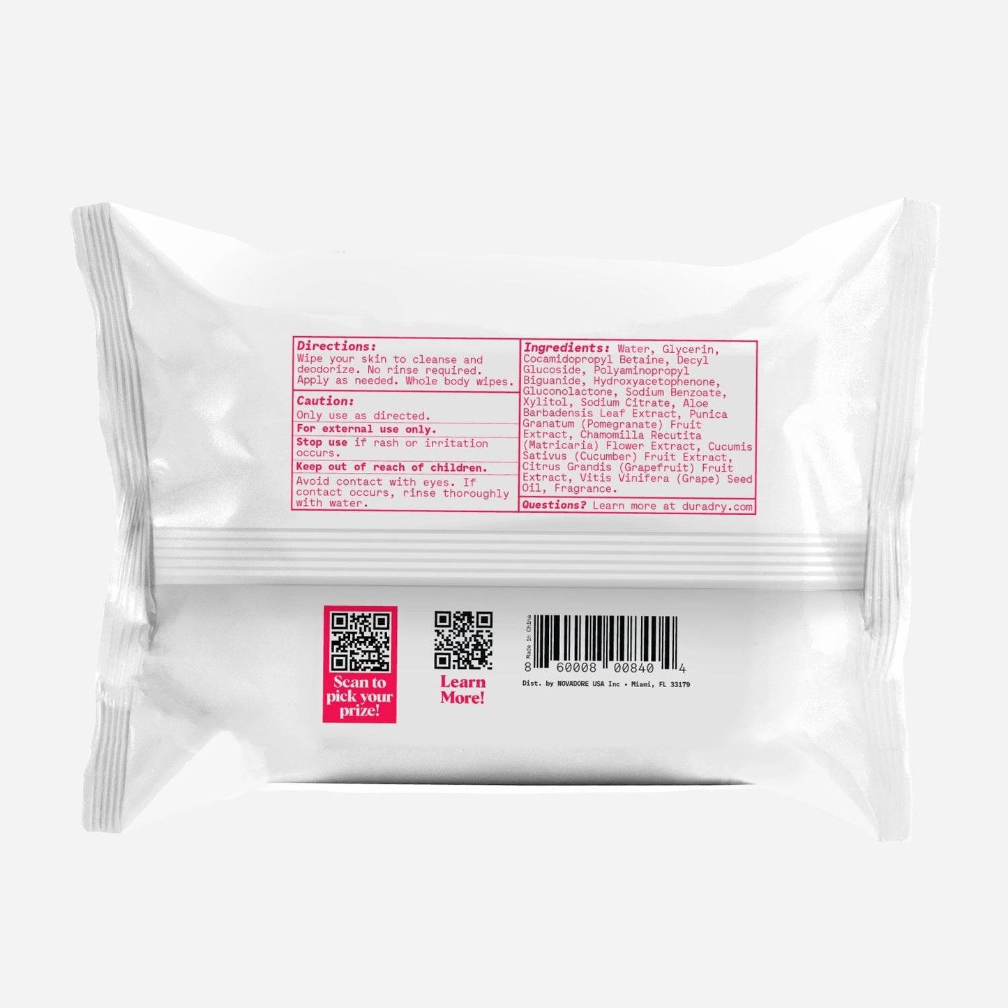 Whole Body Deodorant Wipes - My American Goods