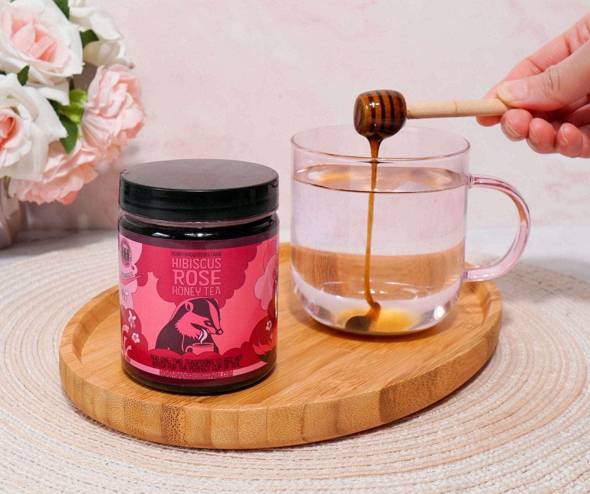 Hibiscus & Rose Honey - My American Goods