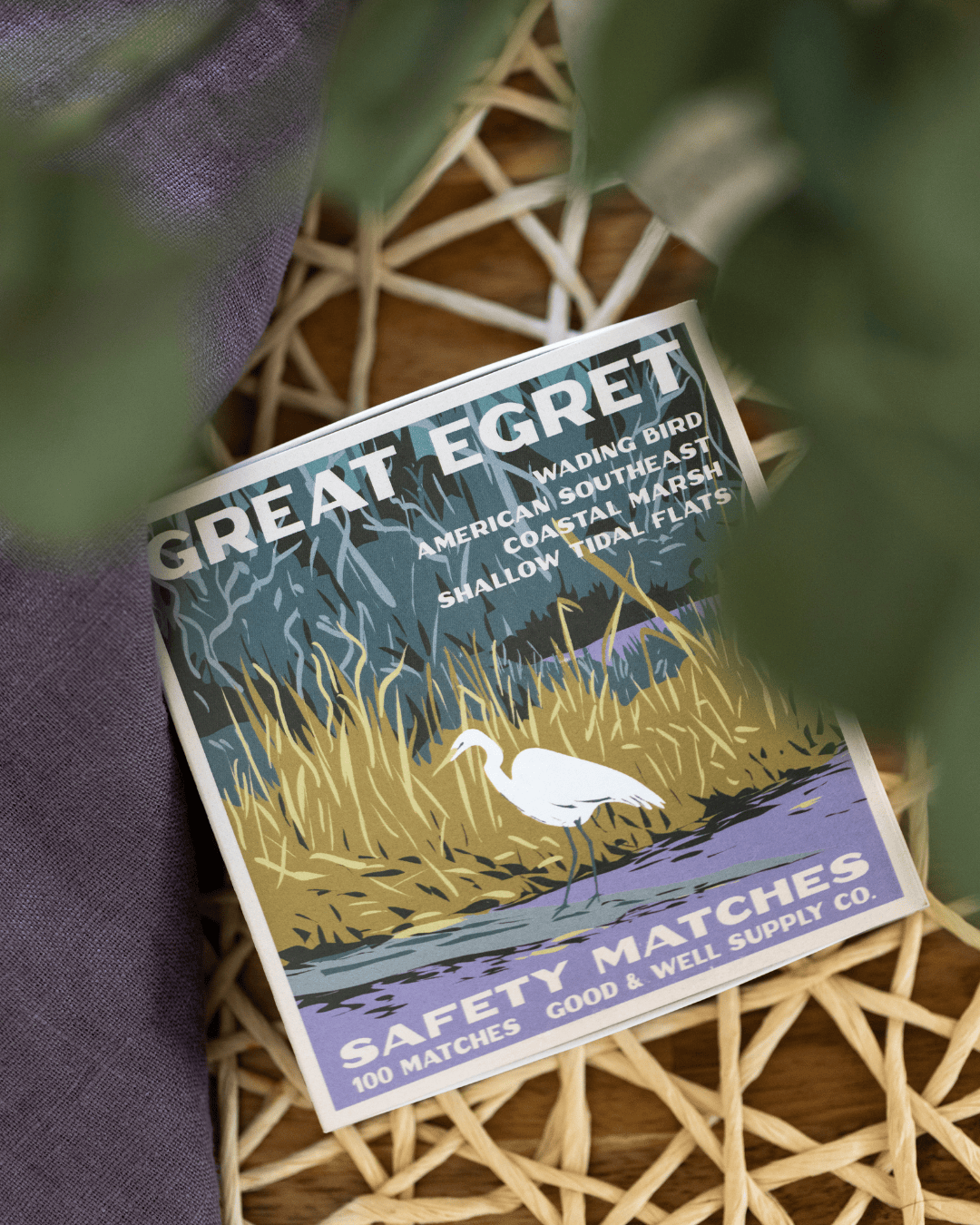 Good & Well Supply Co. Great Egret Cabin Matches