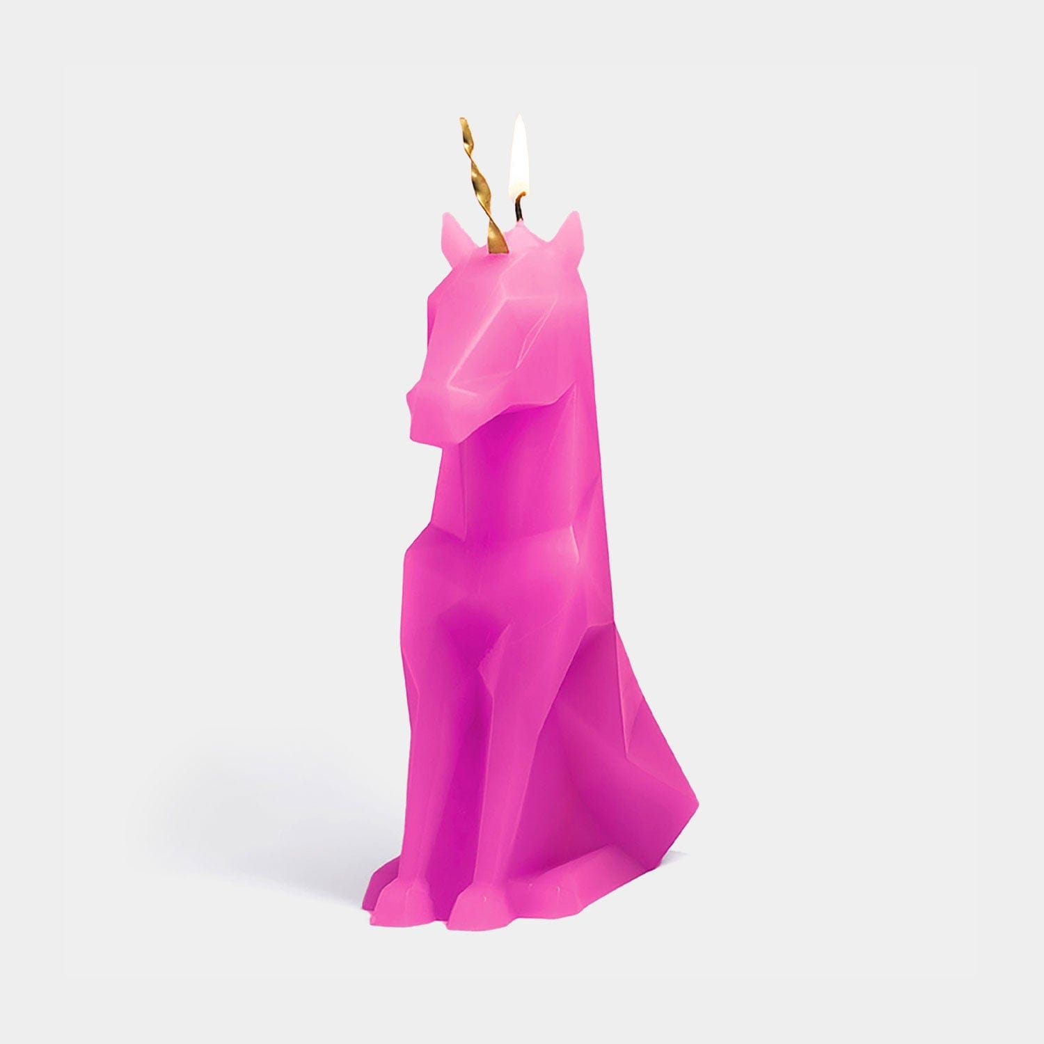 PyroPet Einar Unicorn Candle - Hot Pink - My American Goods