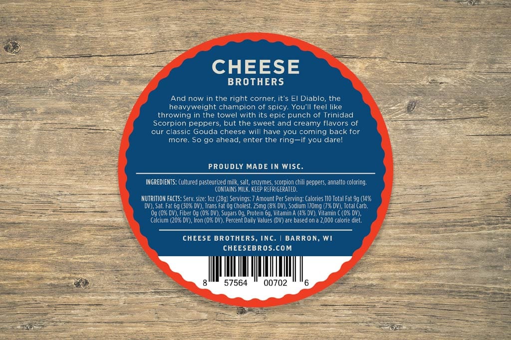 Cheese Brothers, Inc. Gouda Cheese El Diablo - Scorpion Pepper Gouda