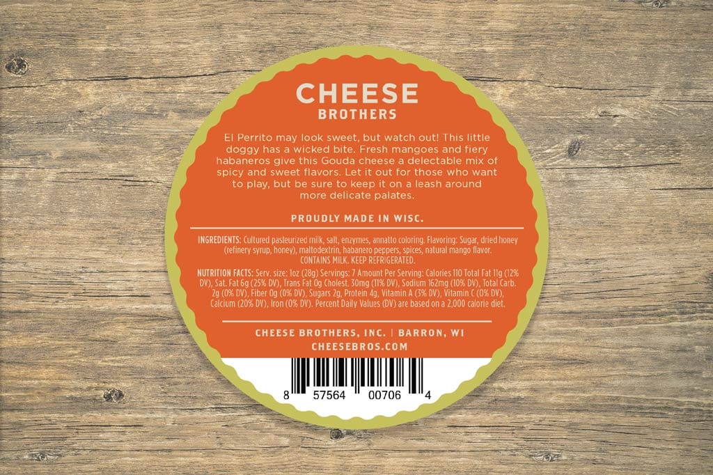 Cheese Brothers, Inc. Gouda Cheese Mango Habanero Gouda