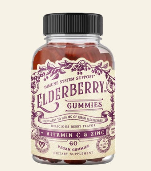 Elderberry Gummies + Vitamin C & Zinc - My American Goods