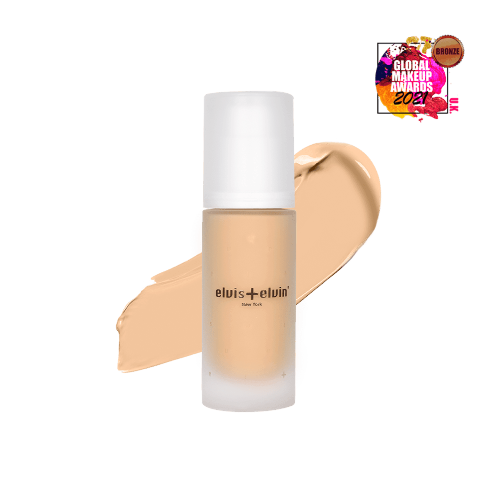 elvis+elvin Floral Brightening Anti-Pollution Foundation - My American Goods