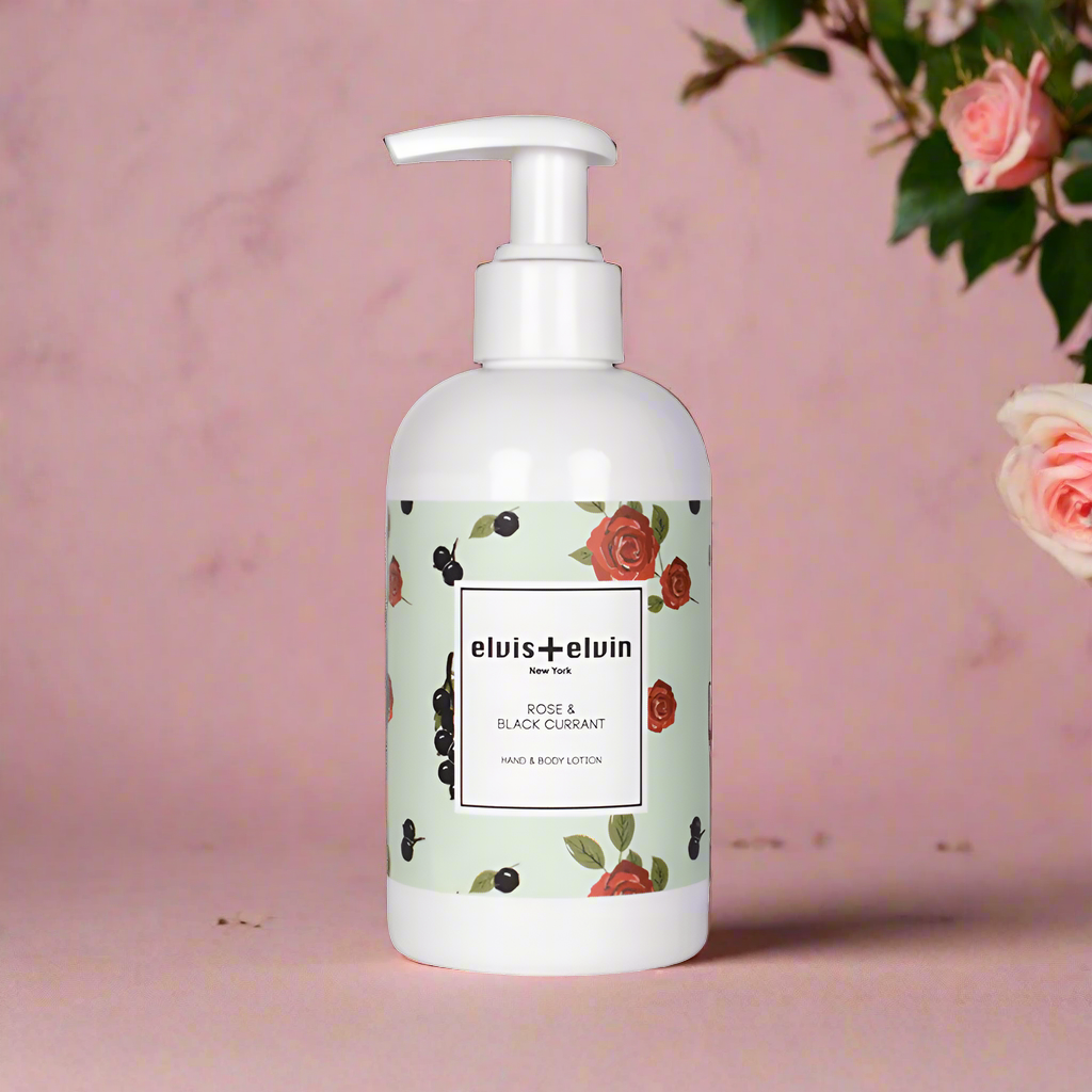 elvis+elvin Rose & Black Currant Hand & Body Lotion - elvis+elvin