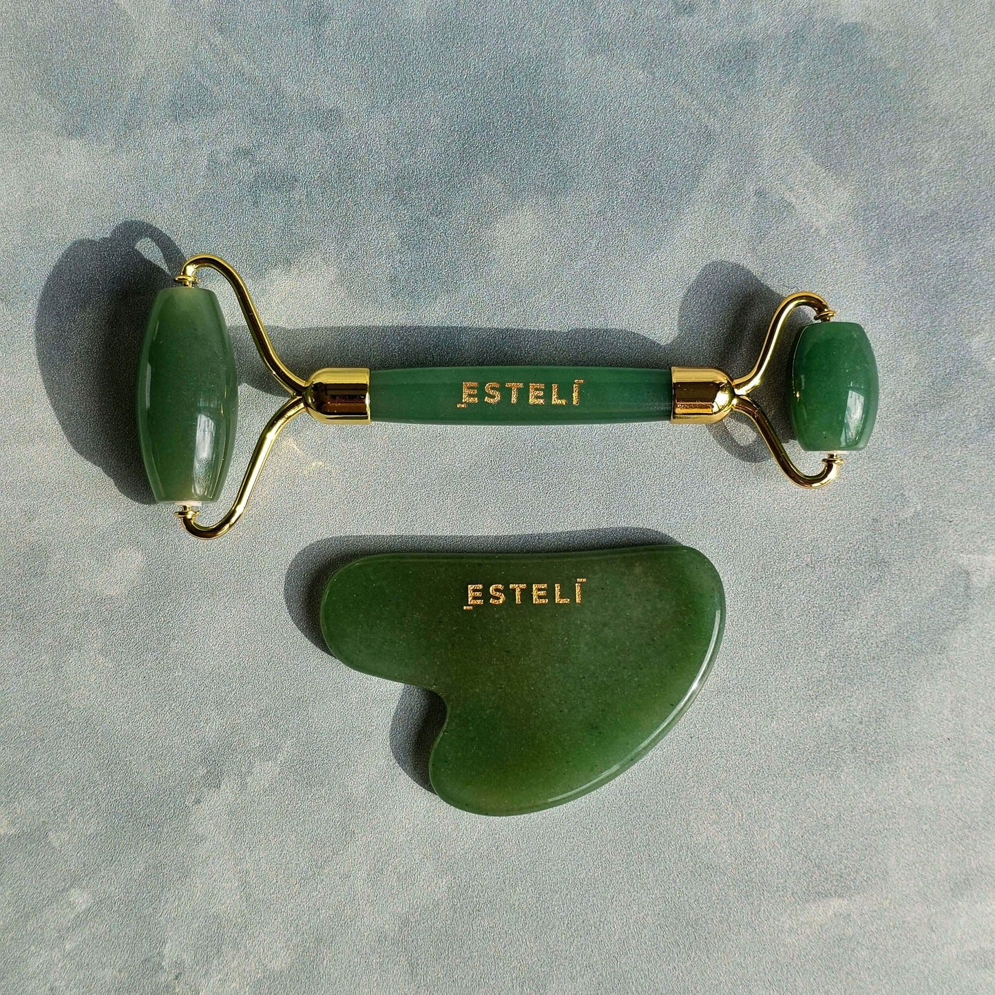 Green Aventurine Roller & Gua Sha Set - My American Goods