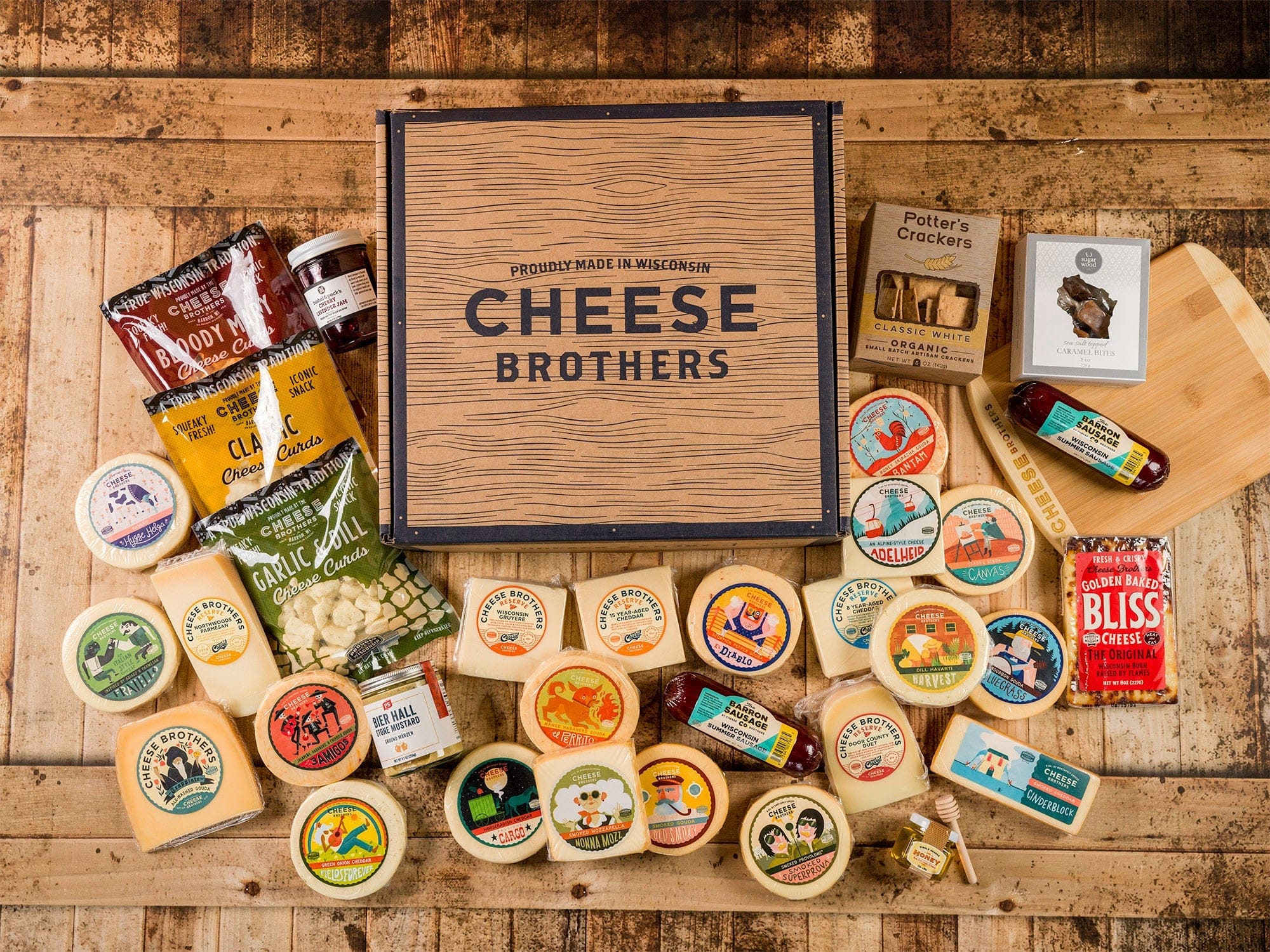 Cheese Brothers, Inc. Gifts and Bundles Just About Everything Box