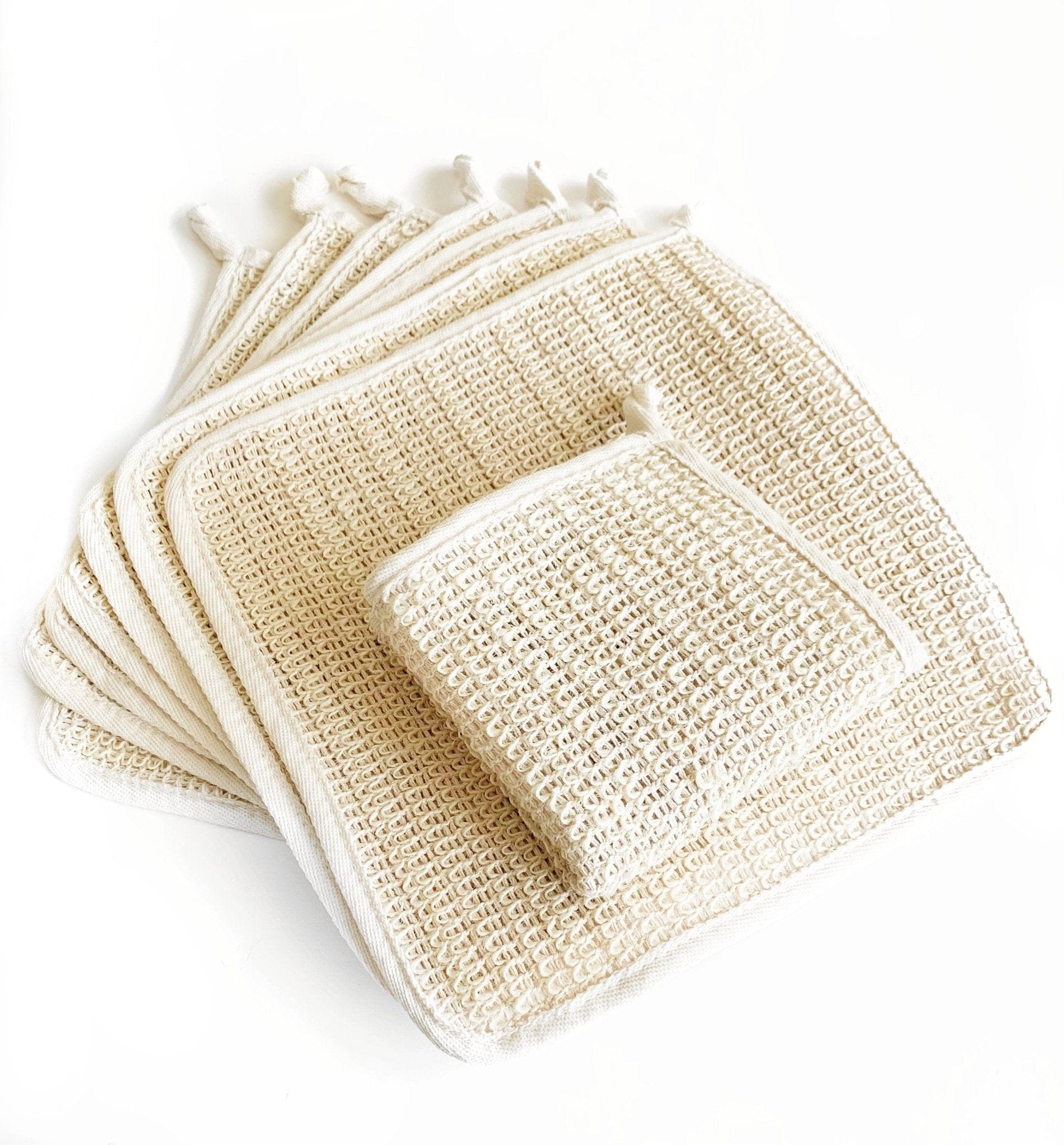 KOKOA BOTANICS Health & Beauty Natural Sisal Washcloth - Gentle Exfoliating Face and Body Cloth