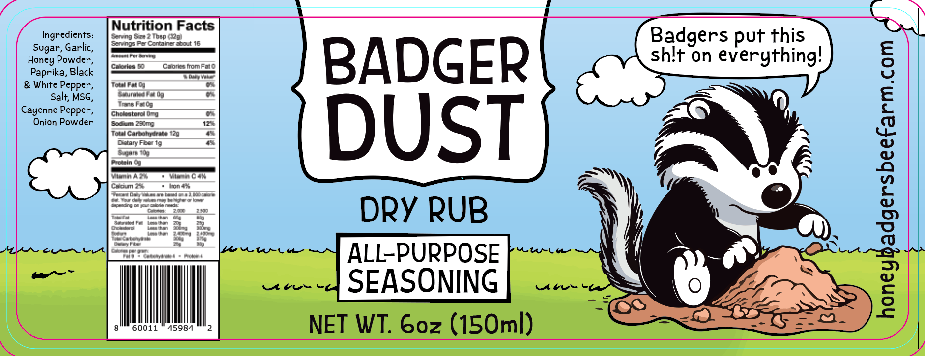 Badger Dust All-Purpose Seasoning - My American Goods