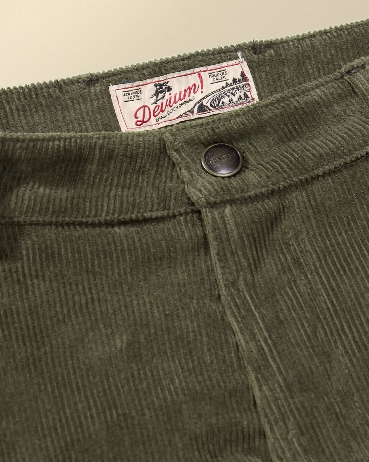 Devium Bottoms Fairfax Corduroy Shorts
