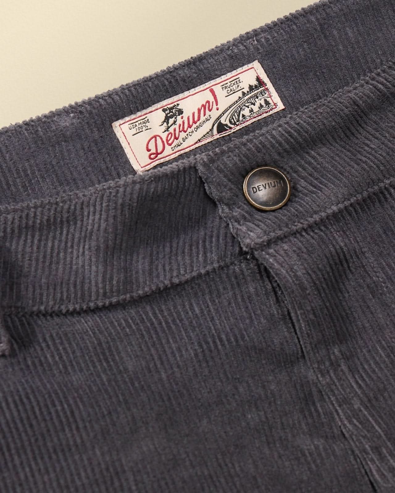 Devium Bottoms Fairfax Corduroy Shorts
