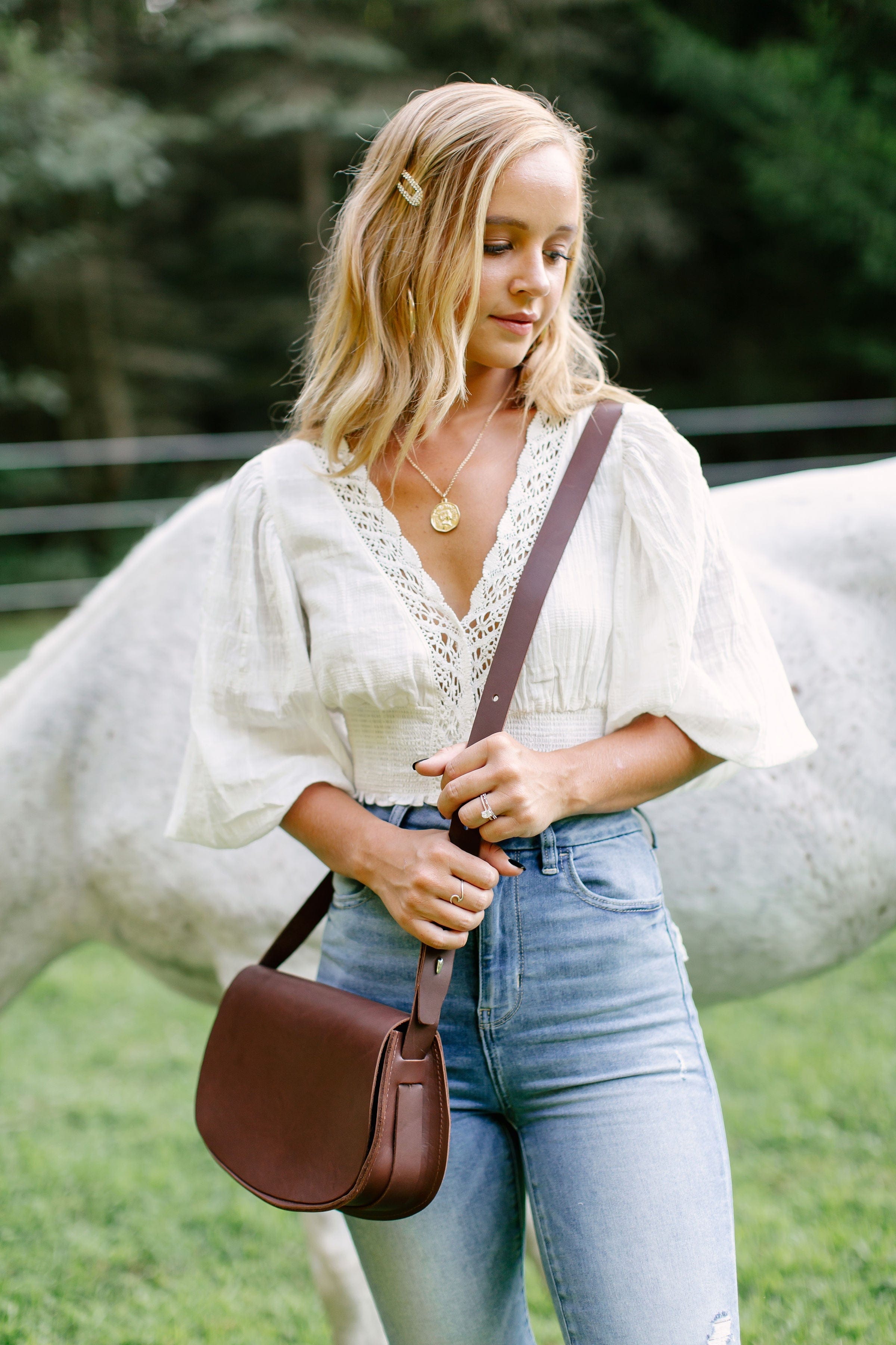 Urban Southern Bags Half Moon Crossbody