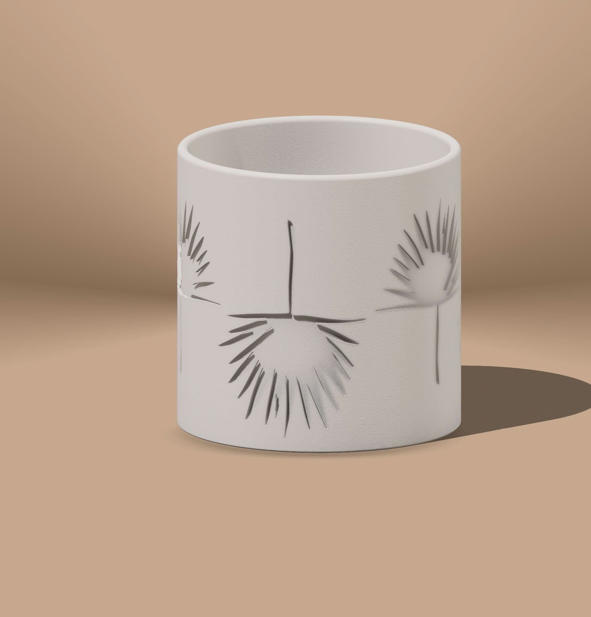 Fan Palm Pot - My American Goods