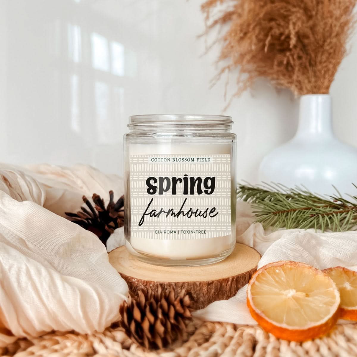 Gia Roma Candle Cotton Blossom Candle