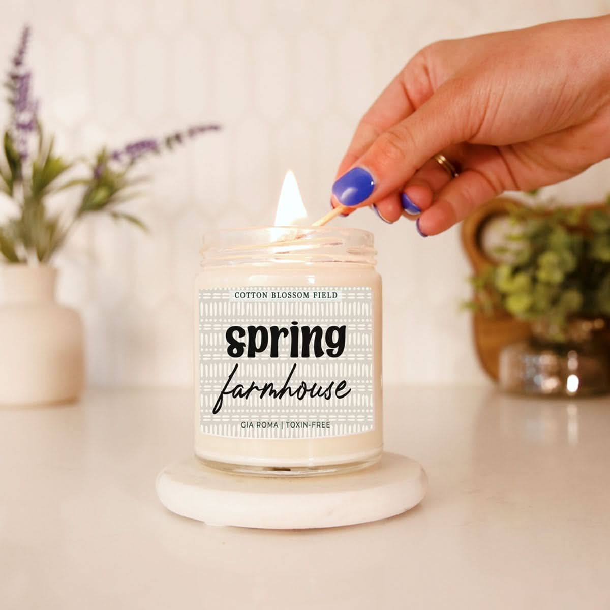 Gia Roma Candle Cotton Blossom Candle