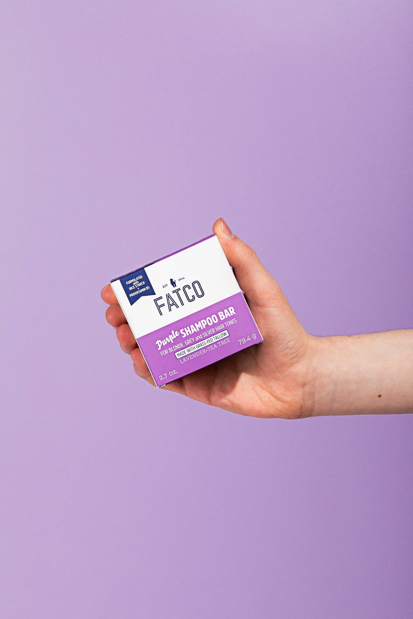 Tallow Purple Shampoo Bar - My American Goods