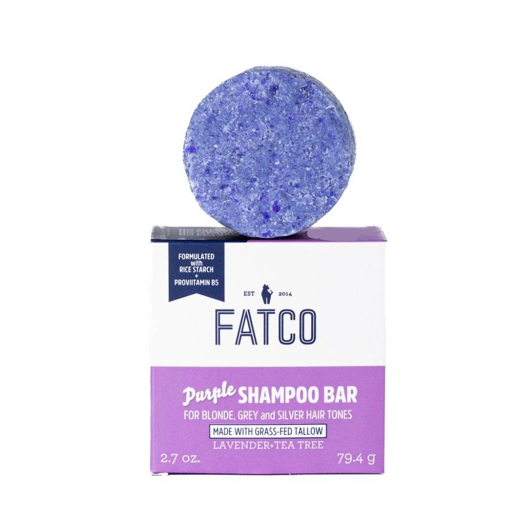 Tallow Purple Shampoo Bar - My American Goods