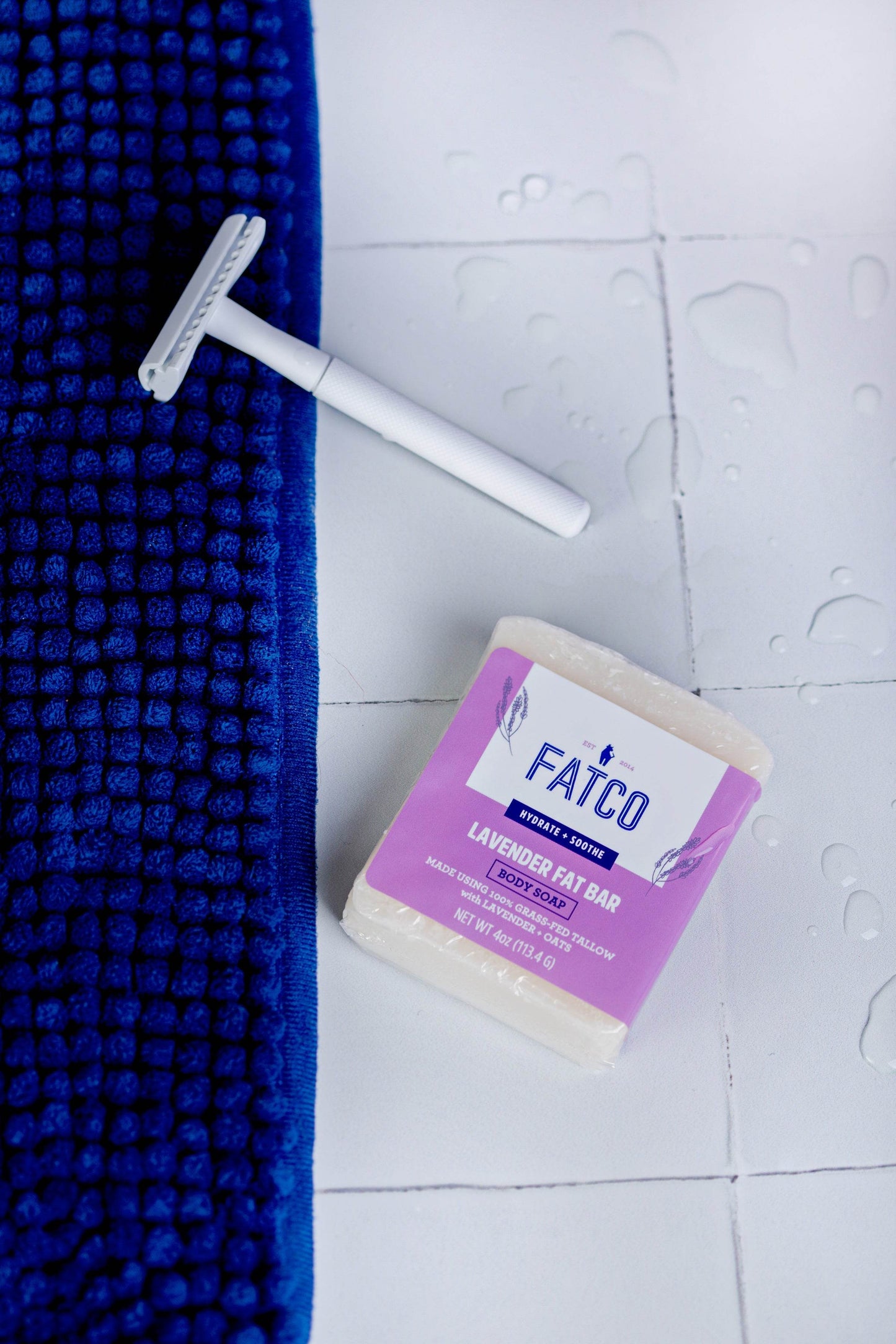Lavender Tallow Bar, 4 Oz - My American Goods