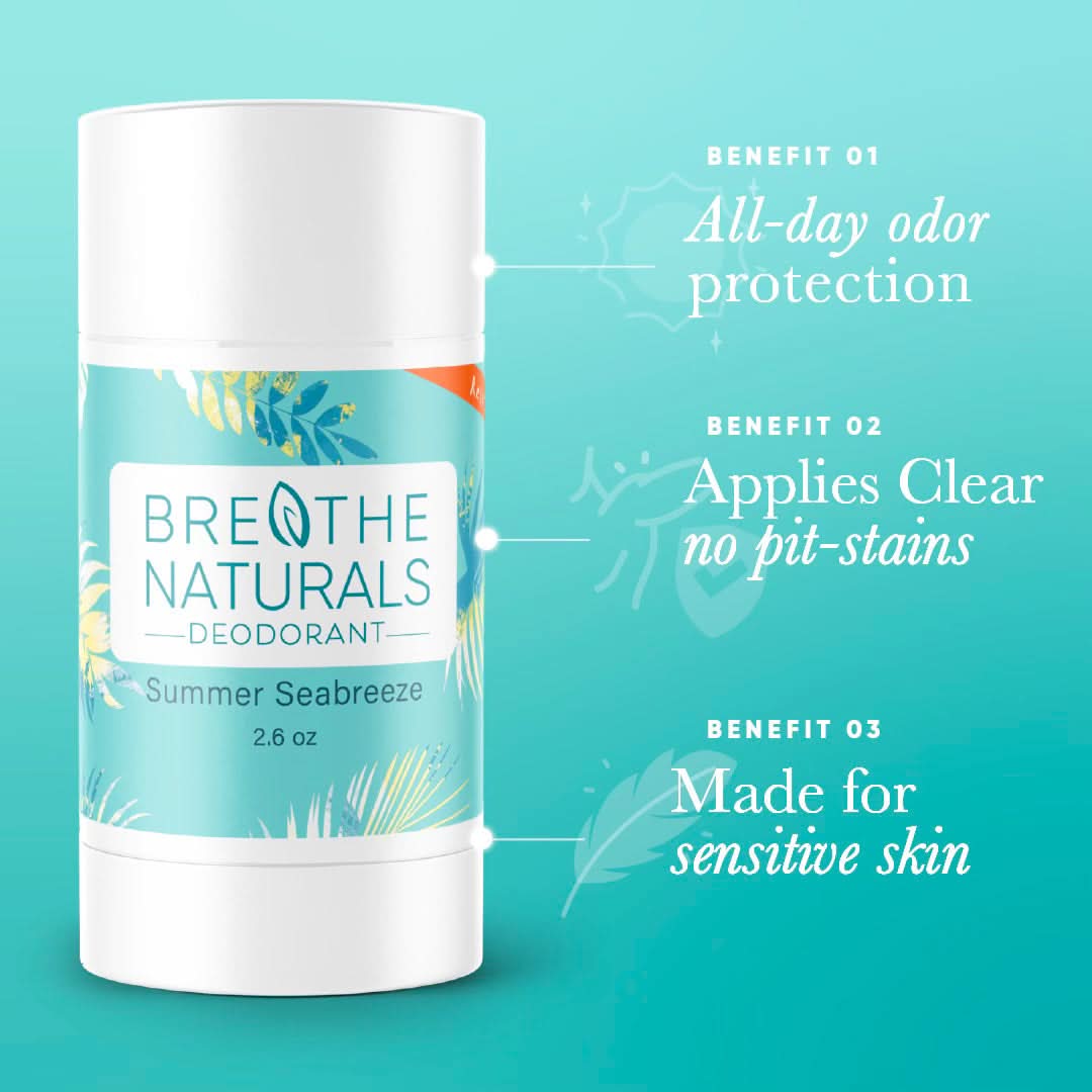Breathe Naturals Deodorant Summer Seabreeze Deodorant
