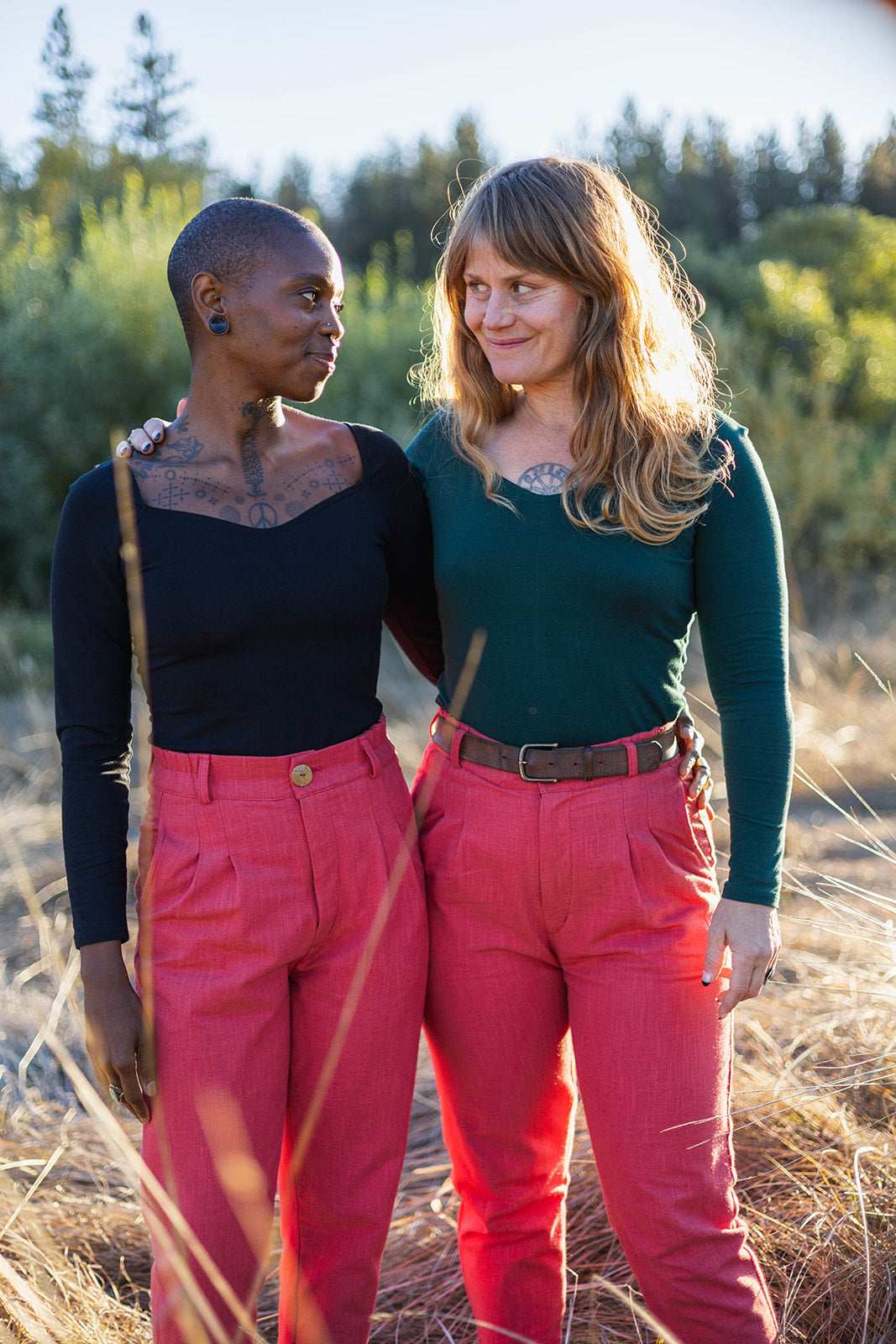 Field Day Pants Perfect Pant in Red Sherbert Canvas