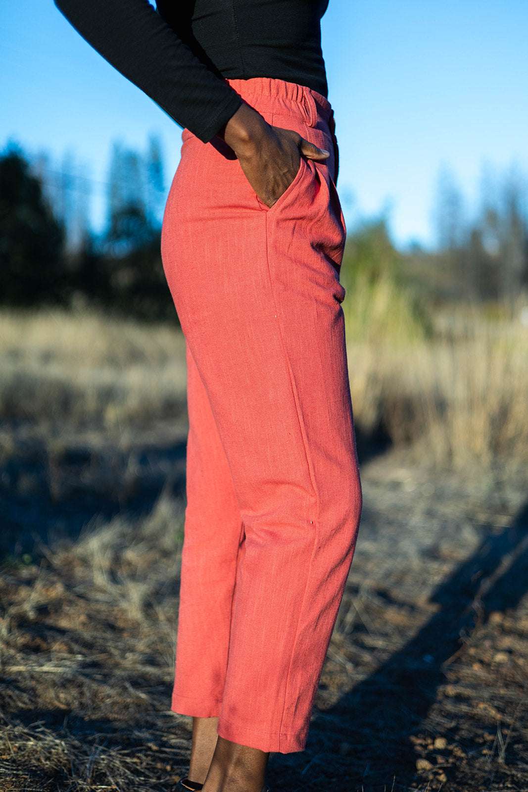 Field Day Pants Perfect Pant in Red Sherbert Canvas