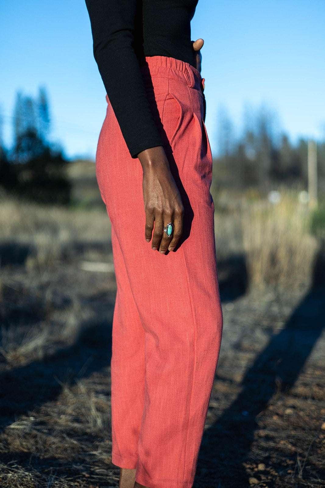 Field Day Pants Perfect Pant in Red Sherbert Canvas