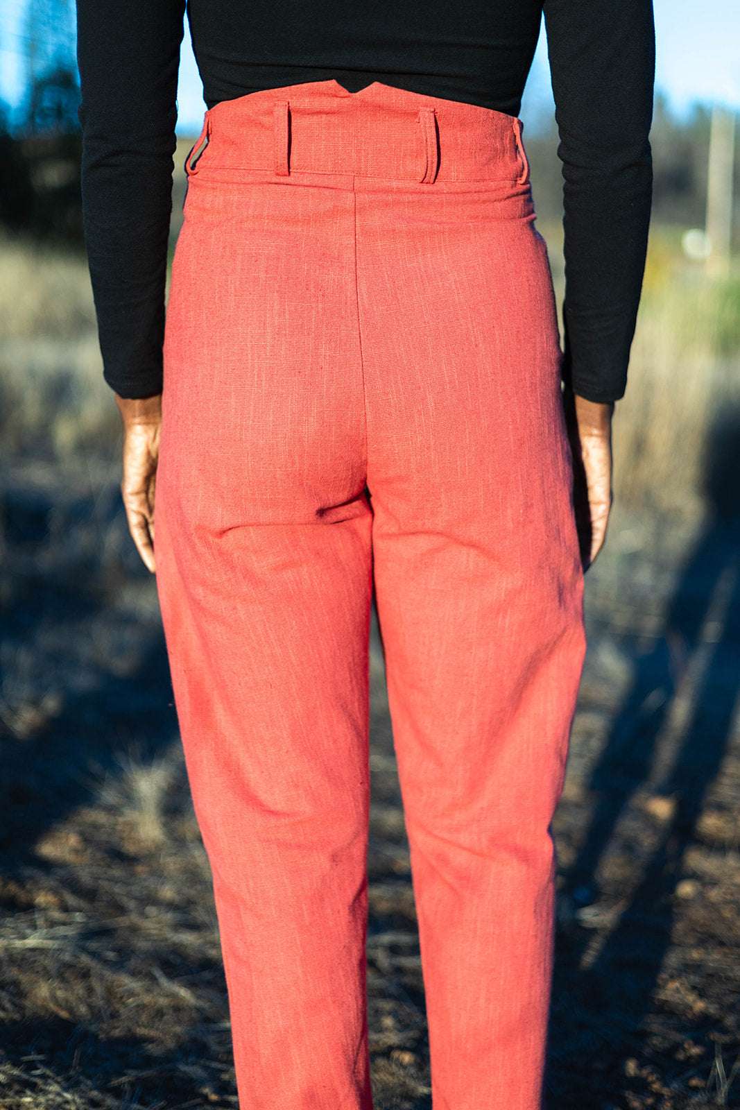 Field Day Pants Perfect Pant in Red Sherbert Canvas