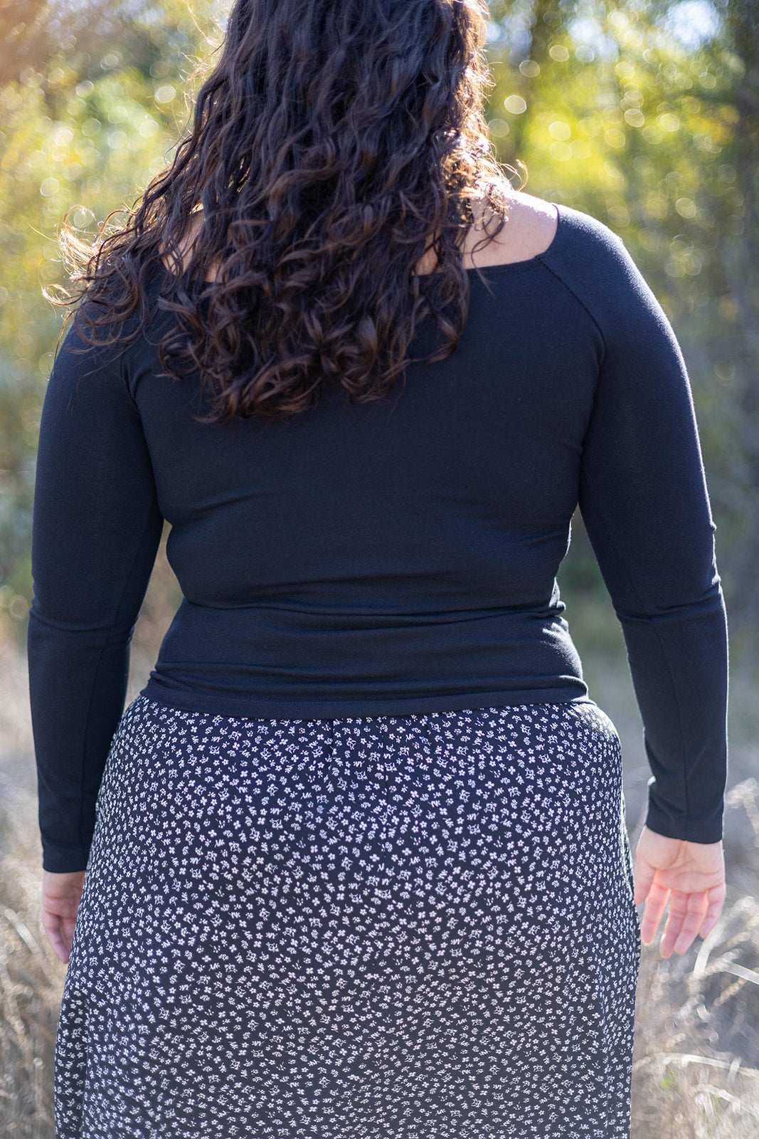Field Day Skirt Trices Skirt in Black Floral