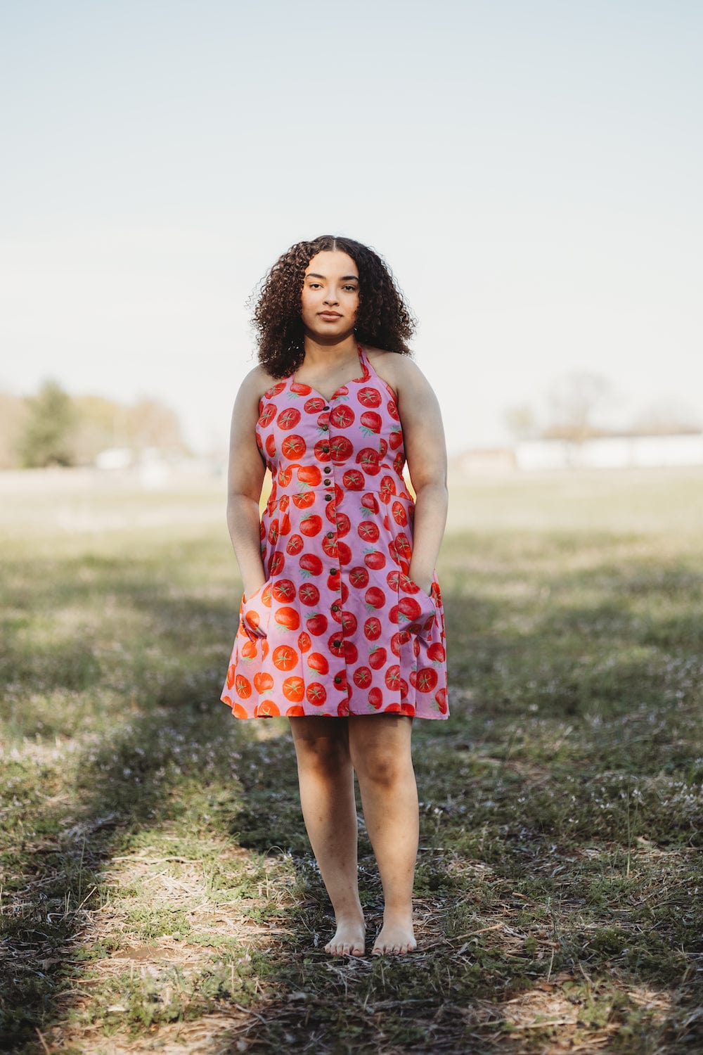 Field Day Tomato Print Dress