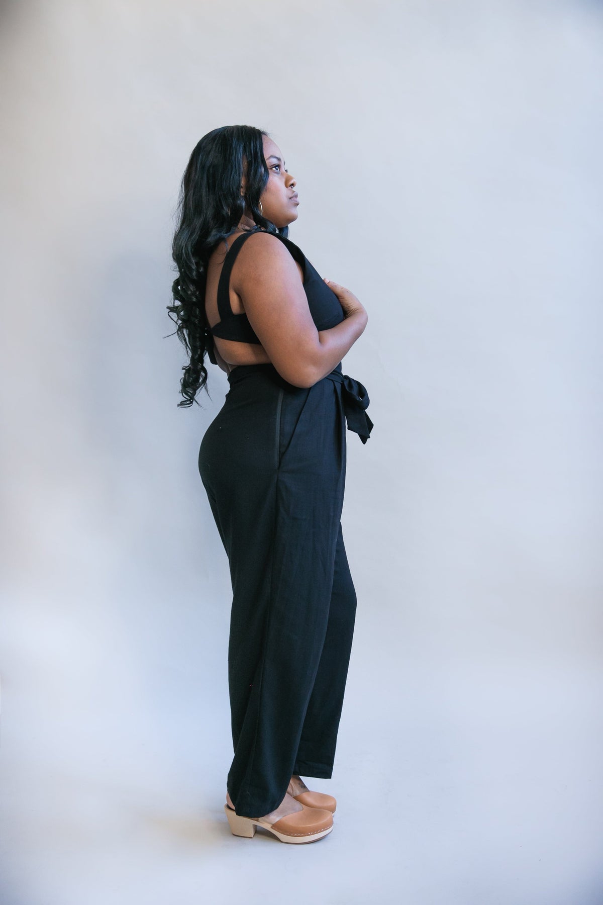 Field Day Jumpsuit Liberty Jumpsuit in Black Linen