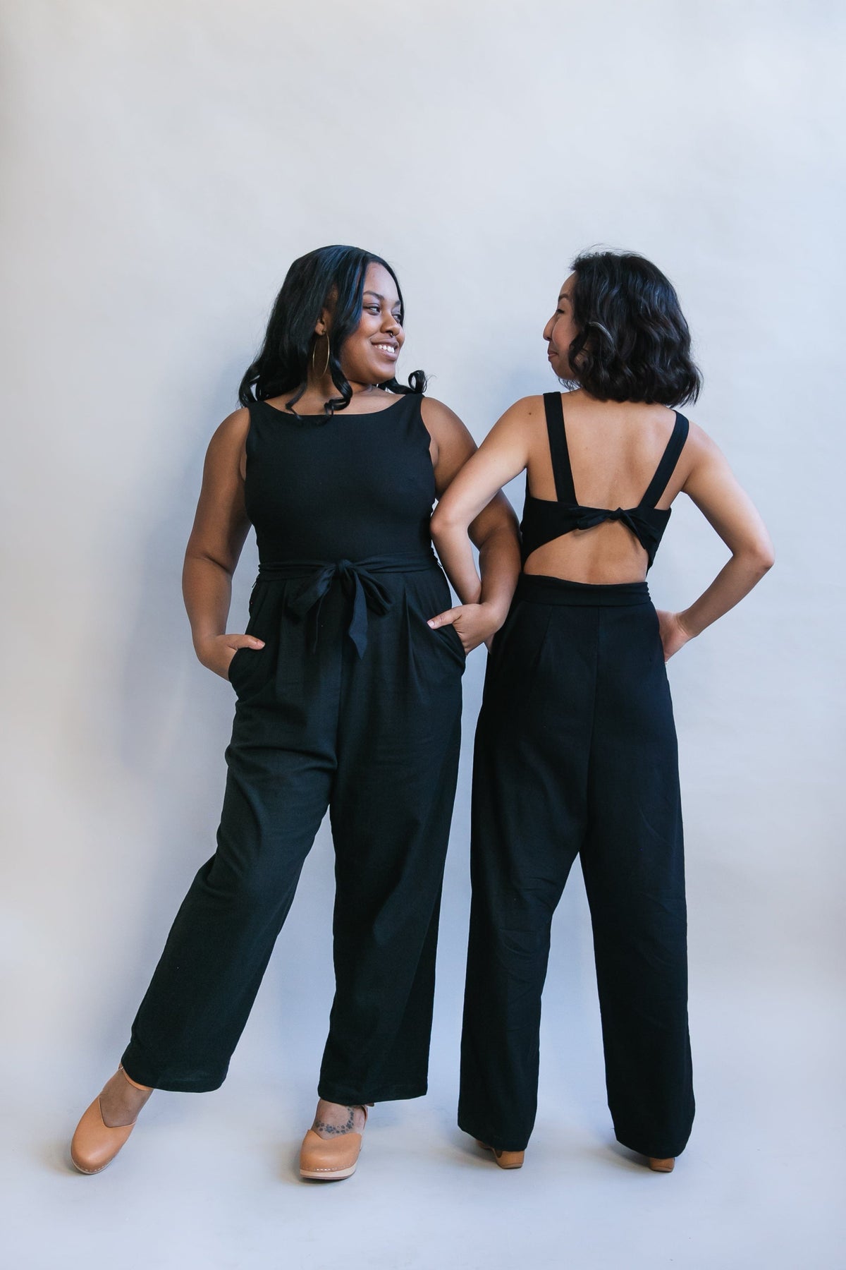 Field Day Jumpsuit Liberty Jumpsuit in Black Linen