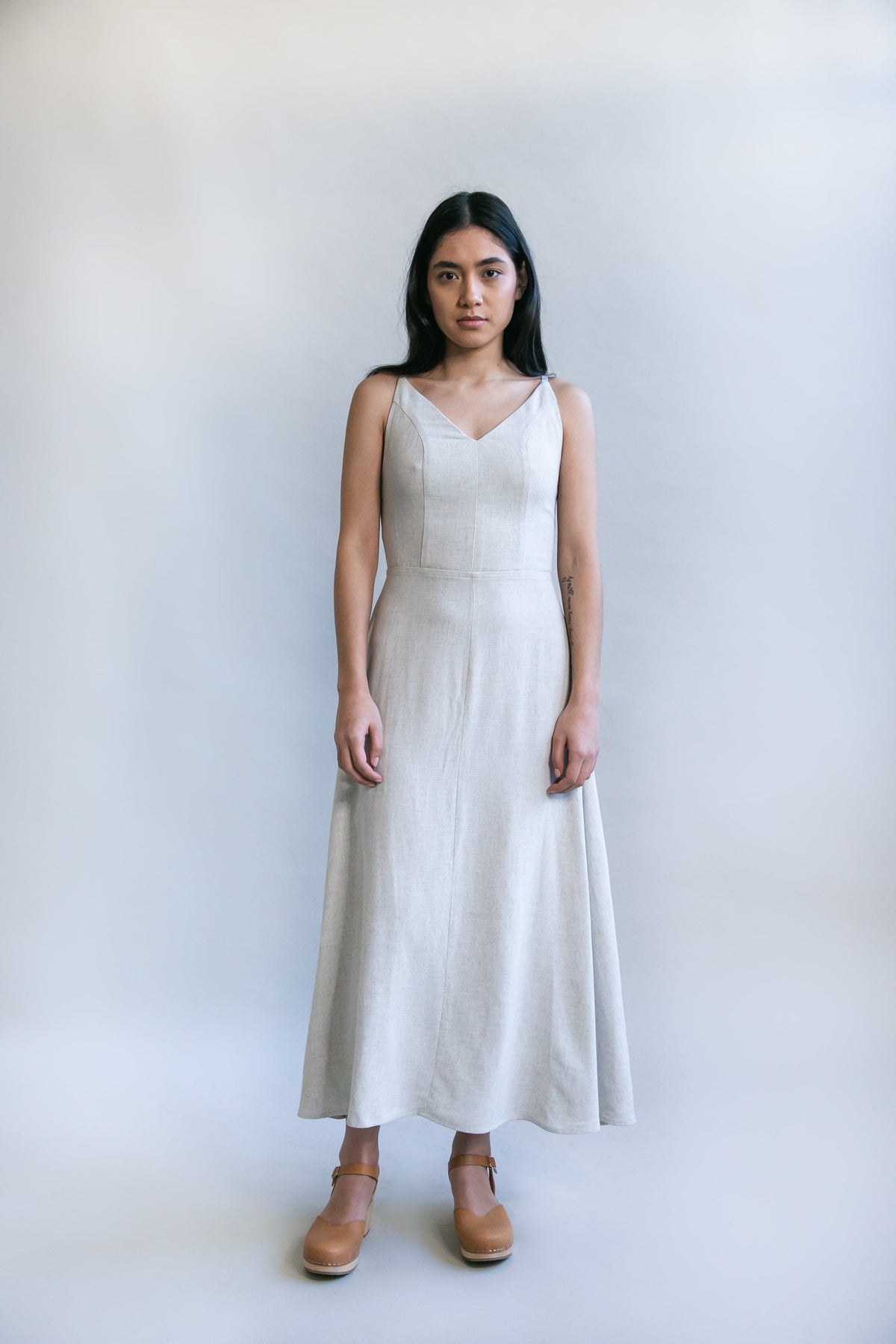 Field Day Dress Meadow Dress in Oat Straw Linen