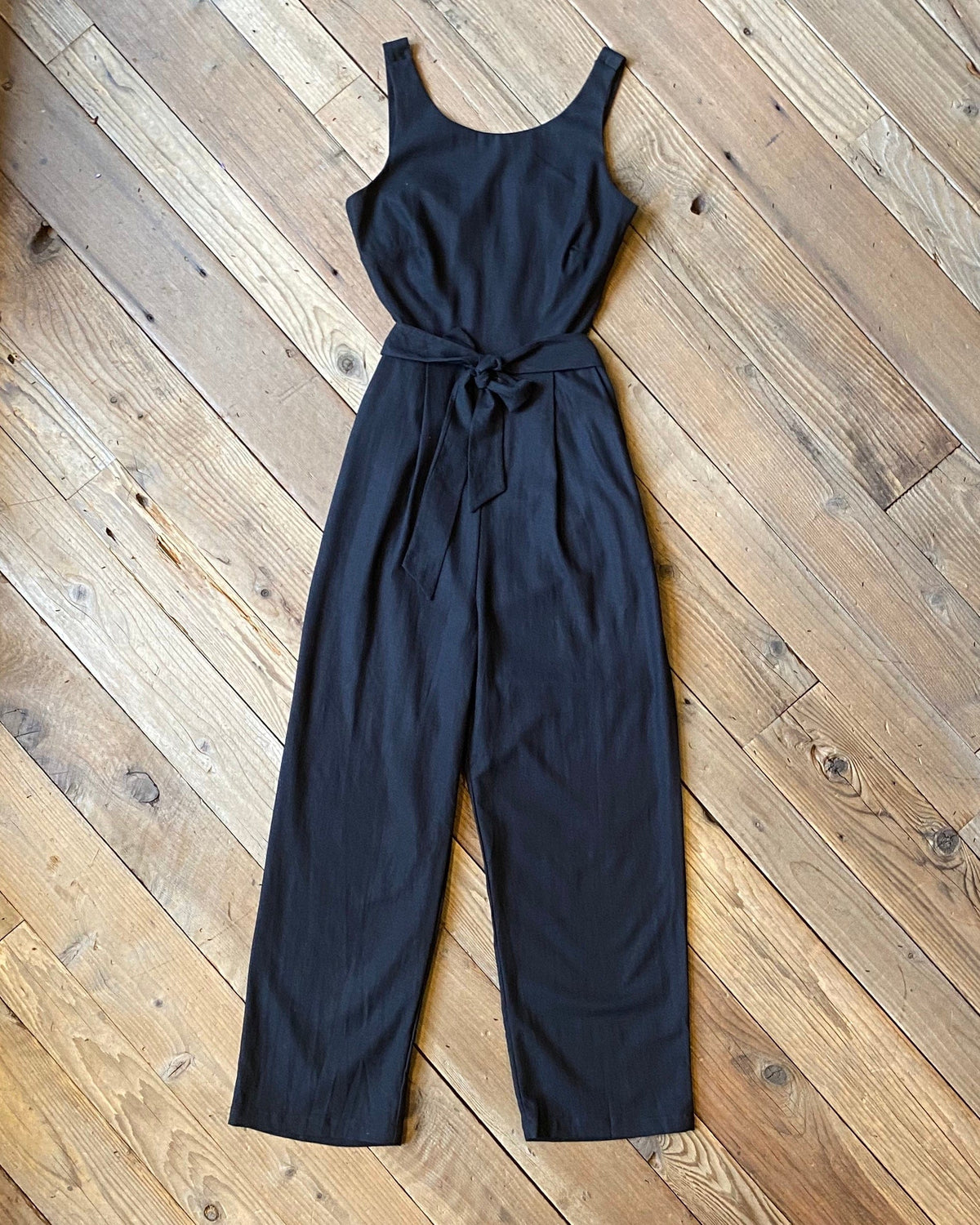 Field Day Jumpsuit Liberty Jumpsuit in Black Linen